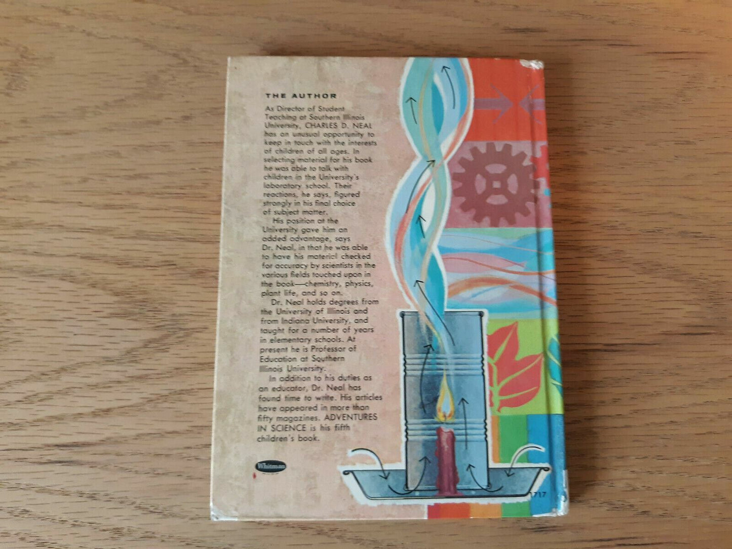 Adventures in Science Whitman Learn About Book 1963 Hardcover Charles D. Neal