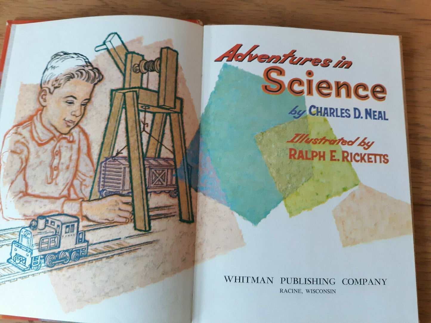 Adventures in Science Whitman Learn About Book 1963 Hardcover Charles D. Neal