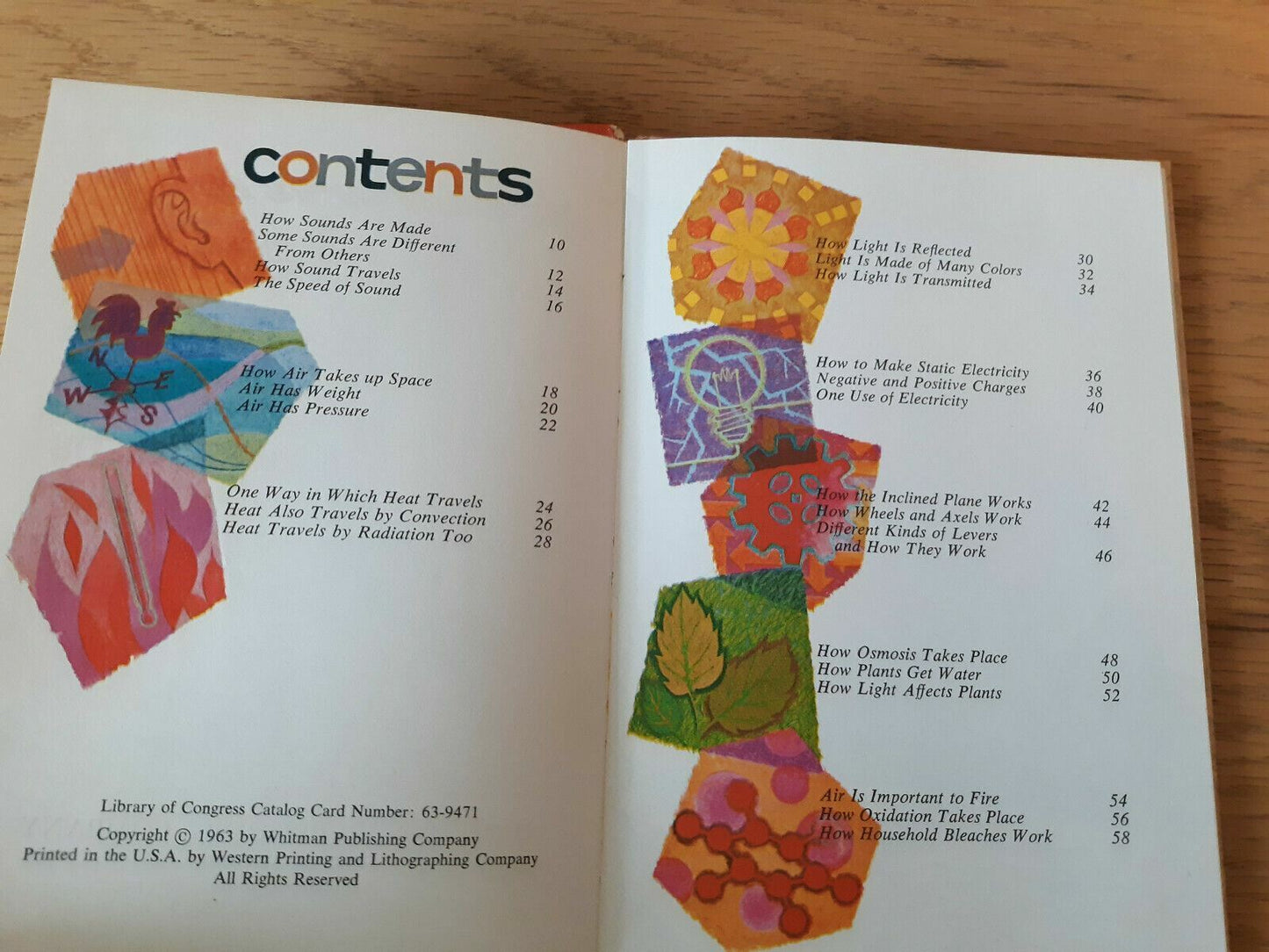 Adventures in Science Whitman Learn About Book 1963 Hardcover Charles D. Neal