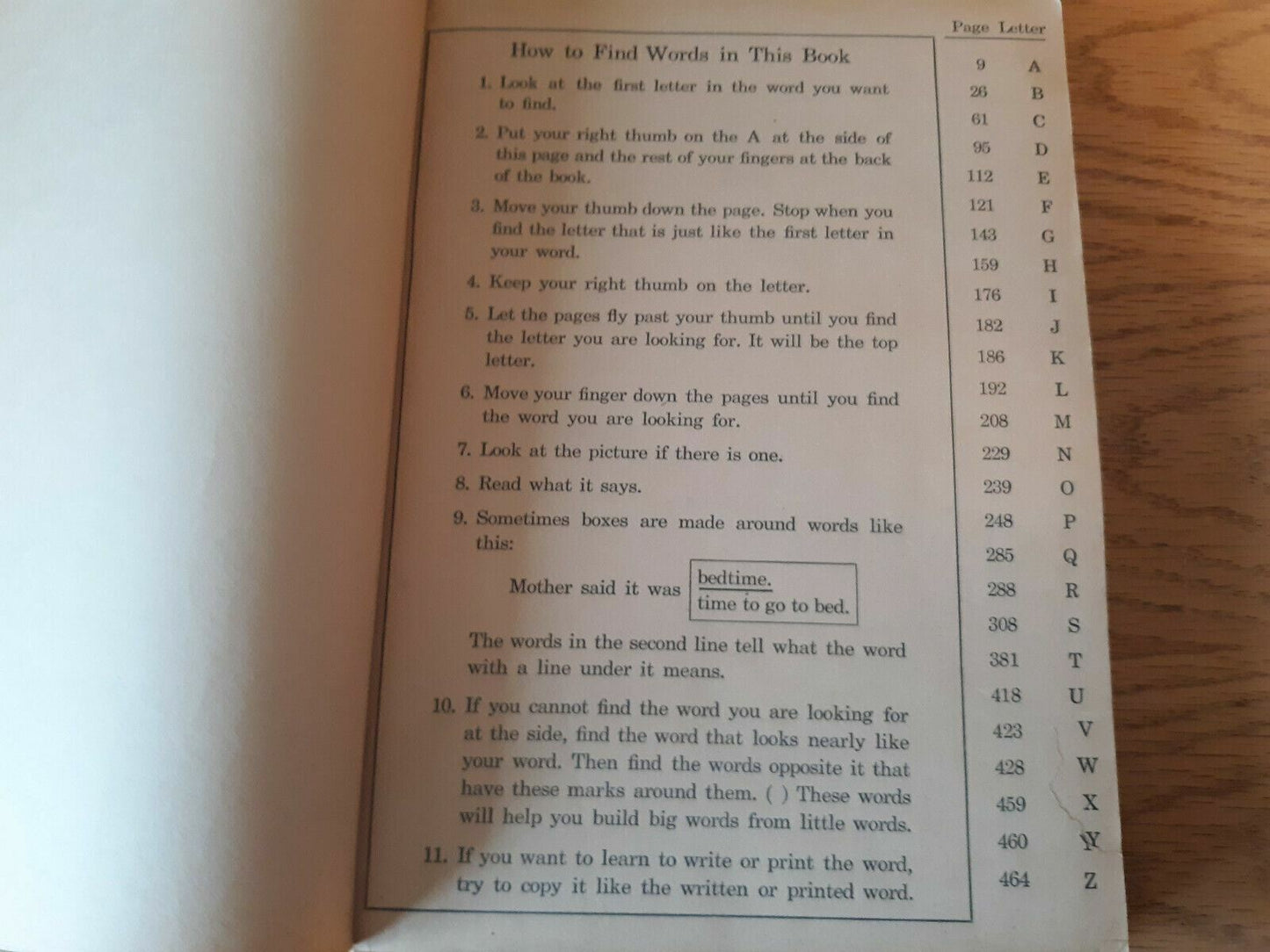 A Picture Dictionary for Children by Watters and Courtis 1939