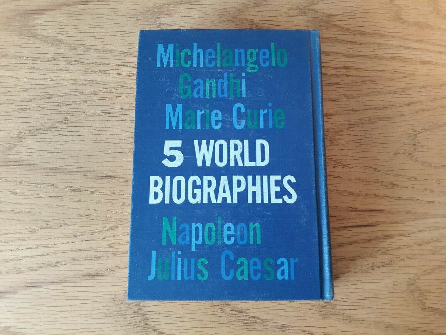 5 World Biographies by Edel White Brown 1961