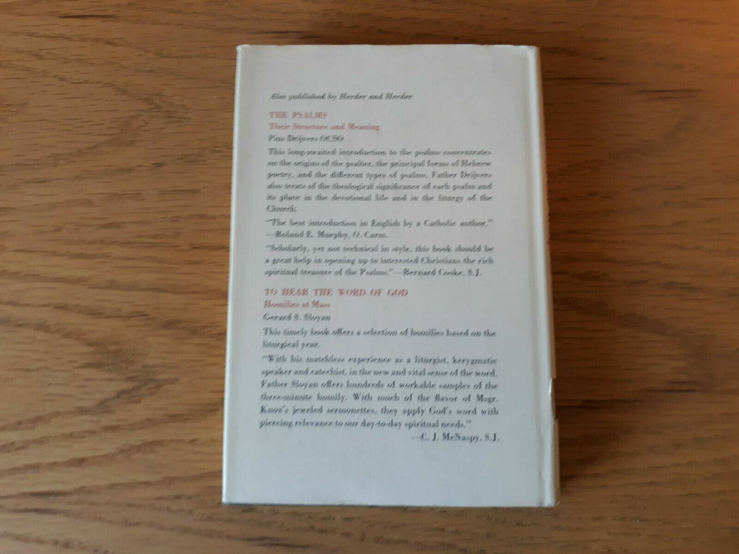 Parables and instructions in the Gospels by Kahlefeld, Heinrich 1966 HC/DJ