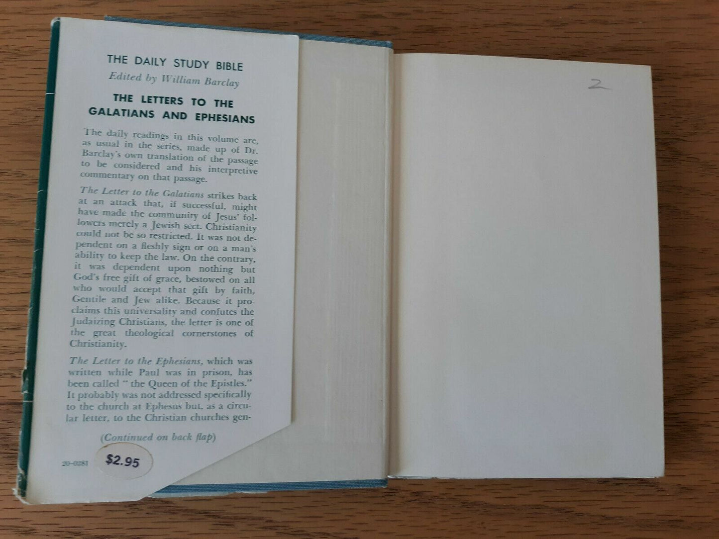 The Letter to the Galatians and Ephesians by William Barclay 1958