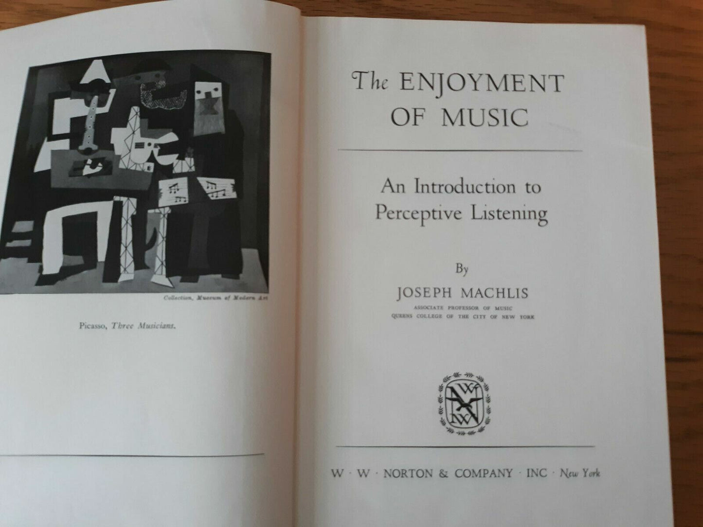 The Enjoyment of Music: An Intro to Perceptive Listening by Joseph Machlis 1955
