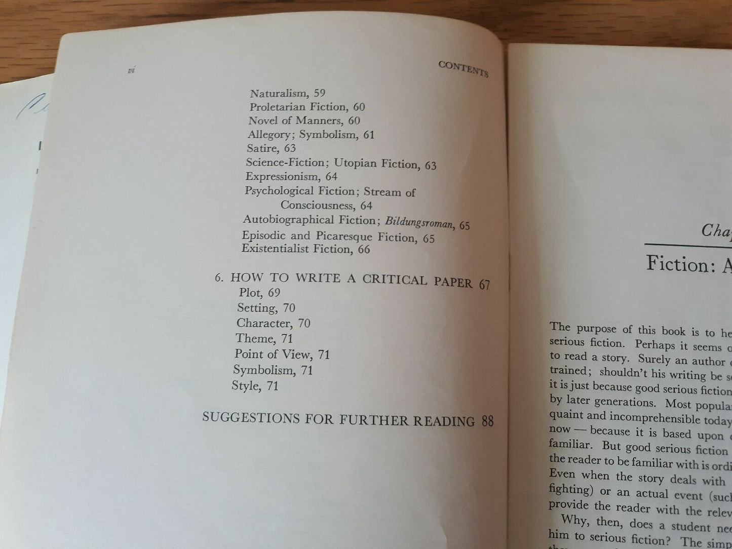 An Introduction to Fiction; Stanton, Robert 1965 Paperback