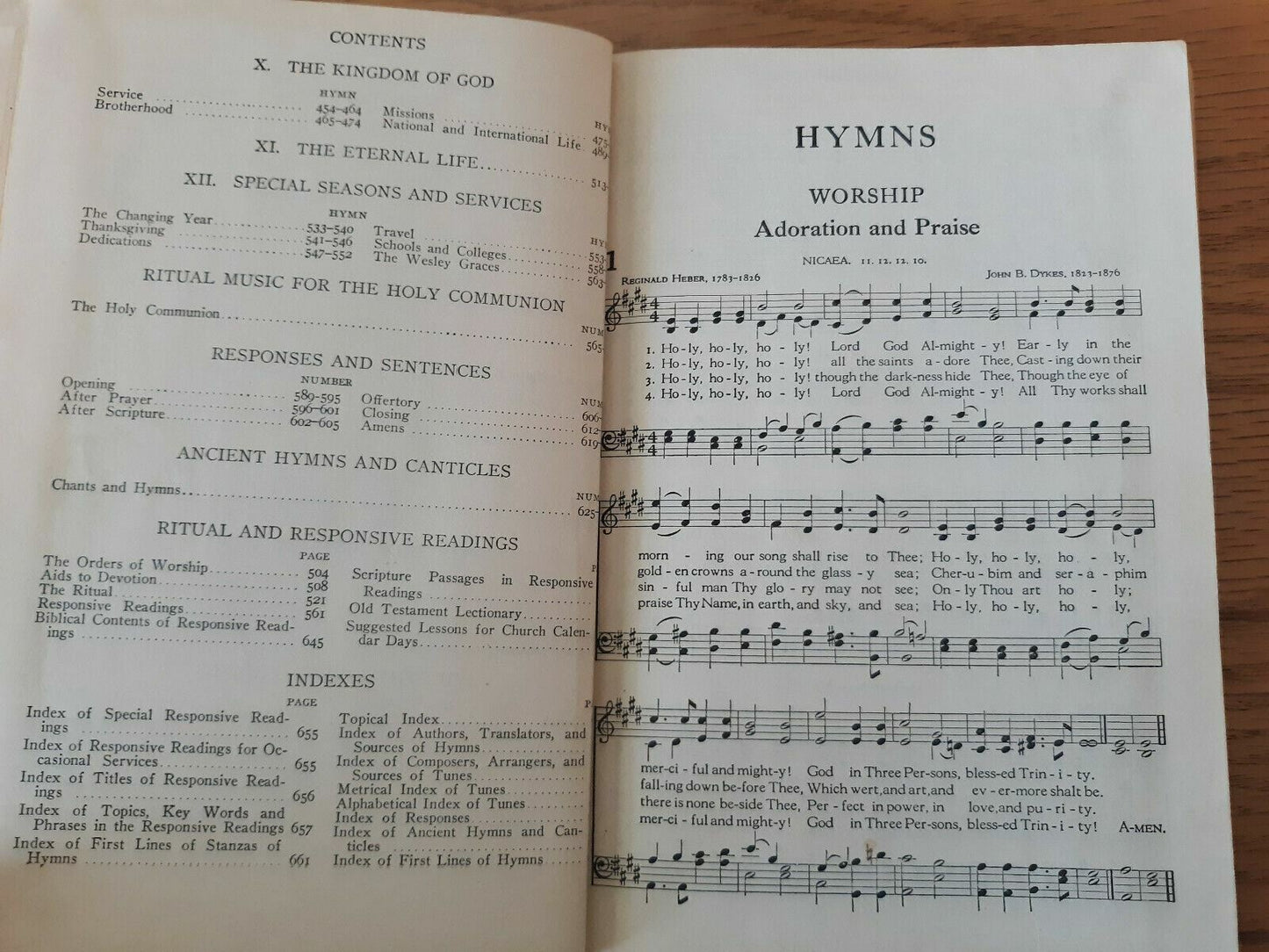 1935 The Methodist Hymnal: Official Hymnal of the Methodist Church Hardcover