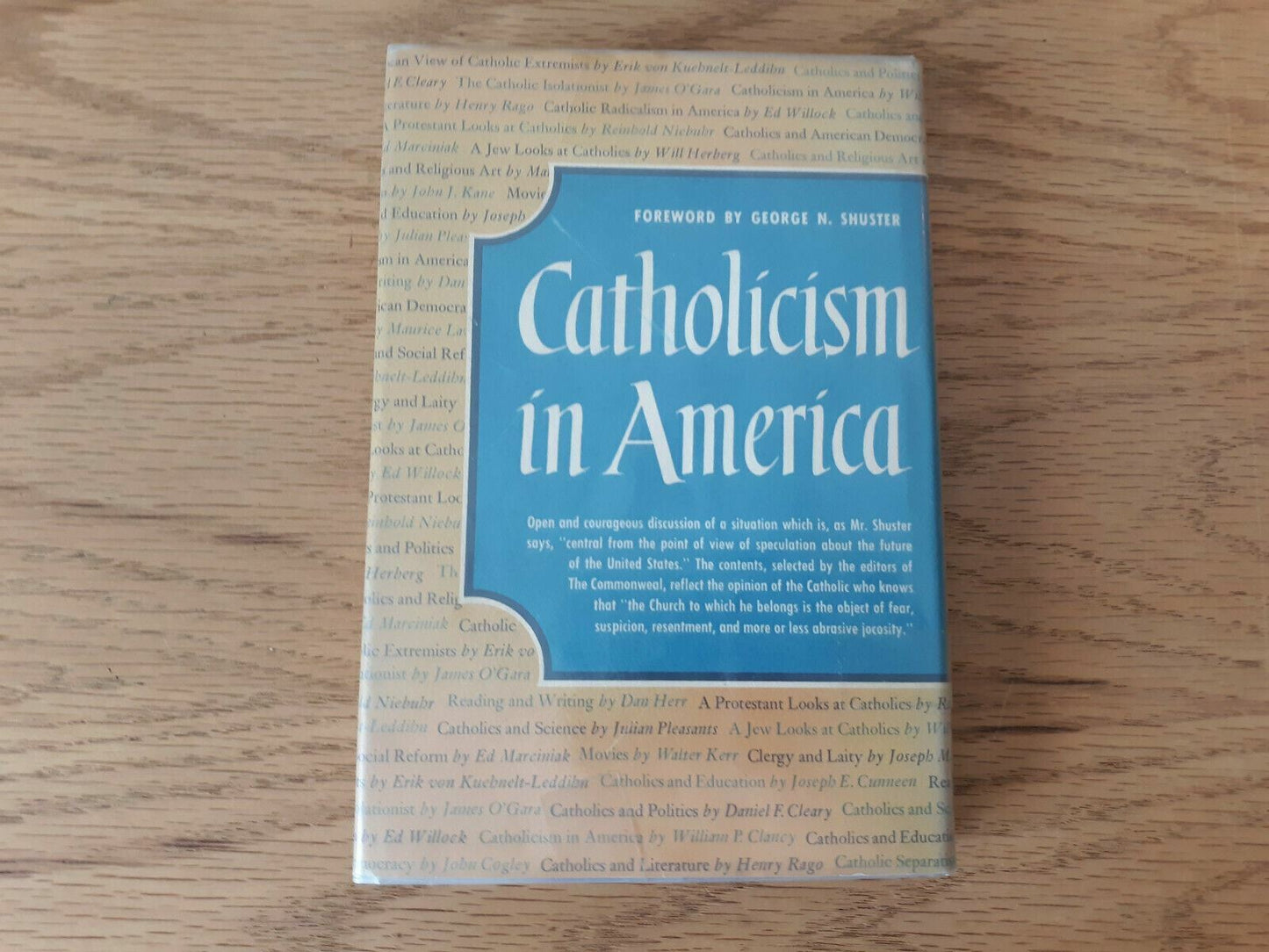Catholicism in America Series of Articles From The Commonweal 1st Edition 1954