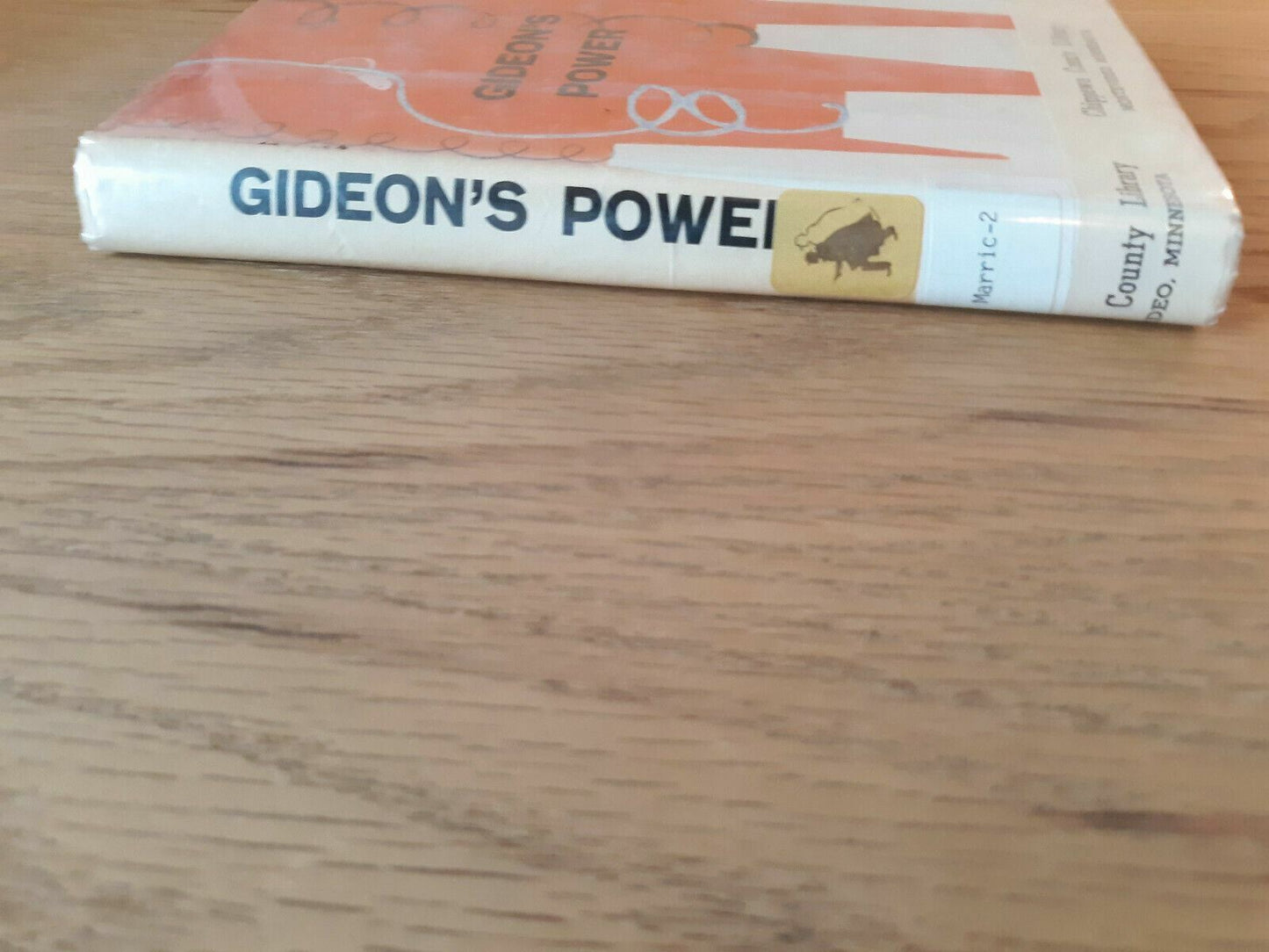 1969 GIDEON'S POWER J.J. Marric HC DJ