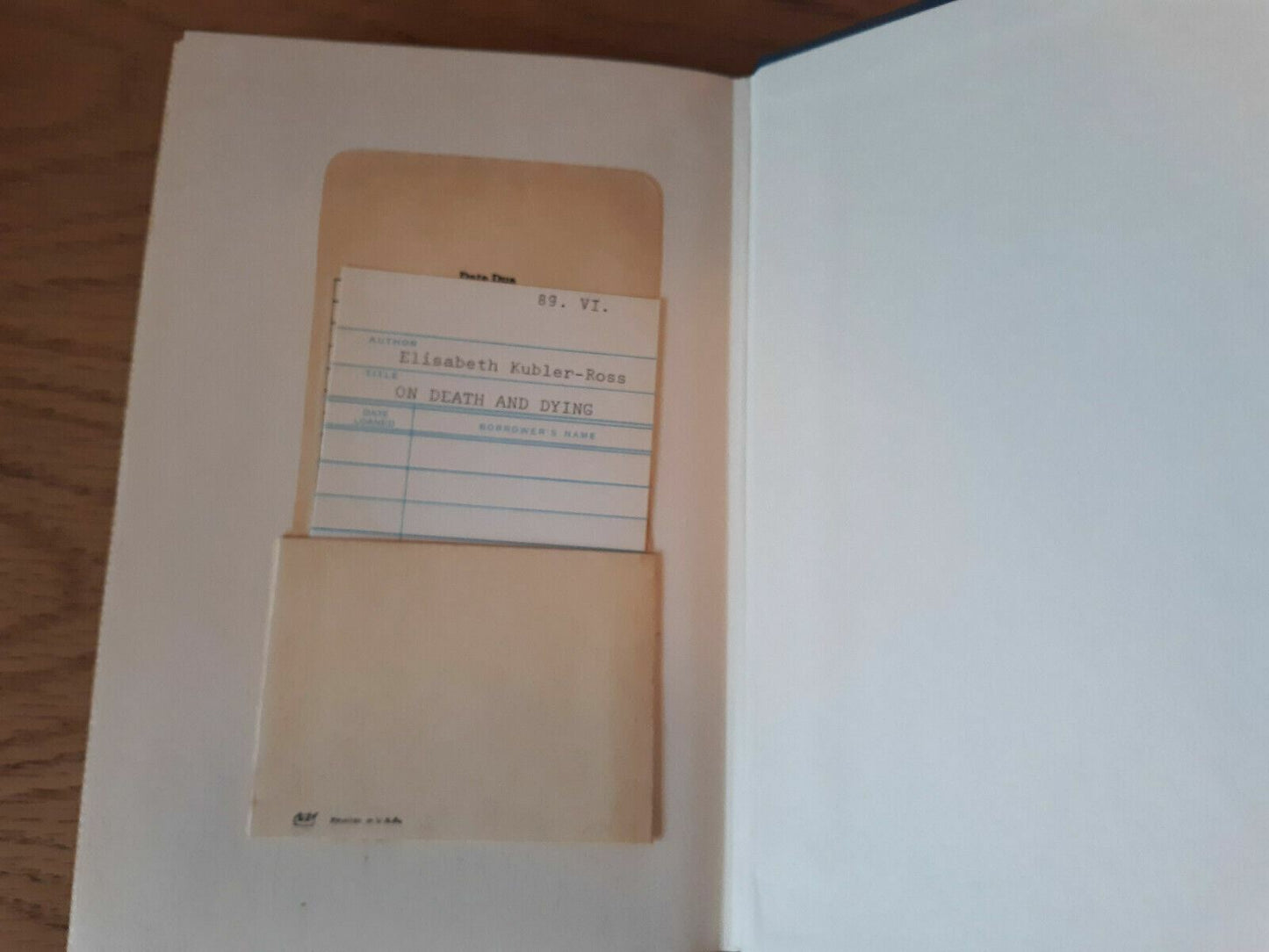 On Death and Dying by Elisabeth Kubler-Ross 1969 1st Printing Hardcover