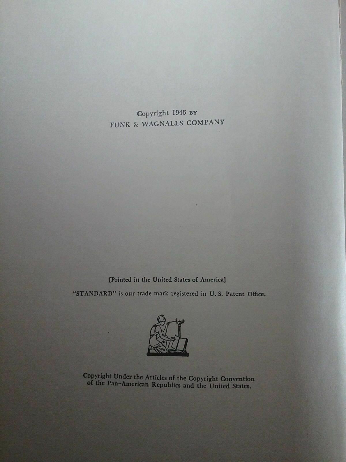Funk & Wagnalls New Practical Standard Dictionary 1948 Vol 1 & 2 Em Pha Type Ed