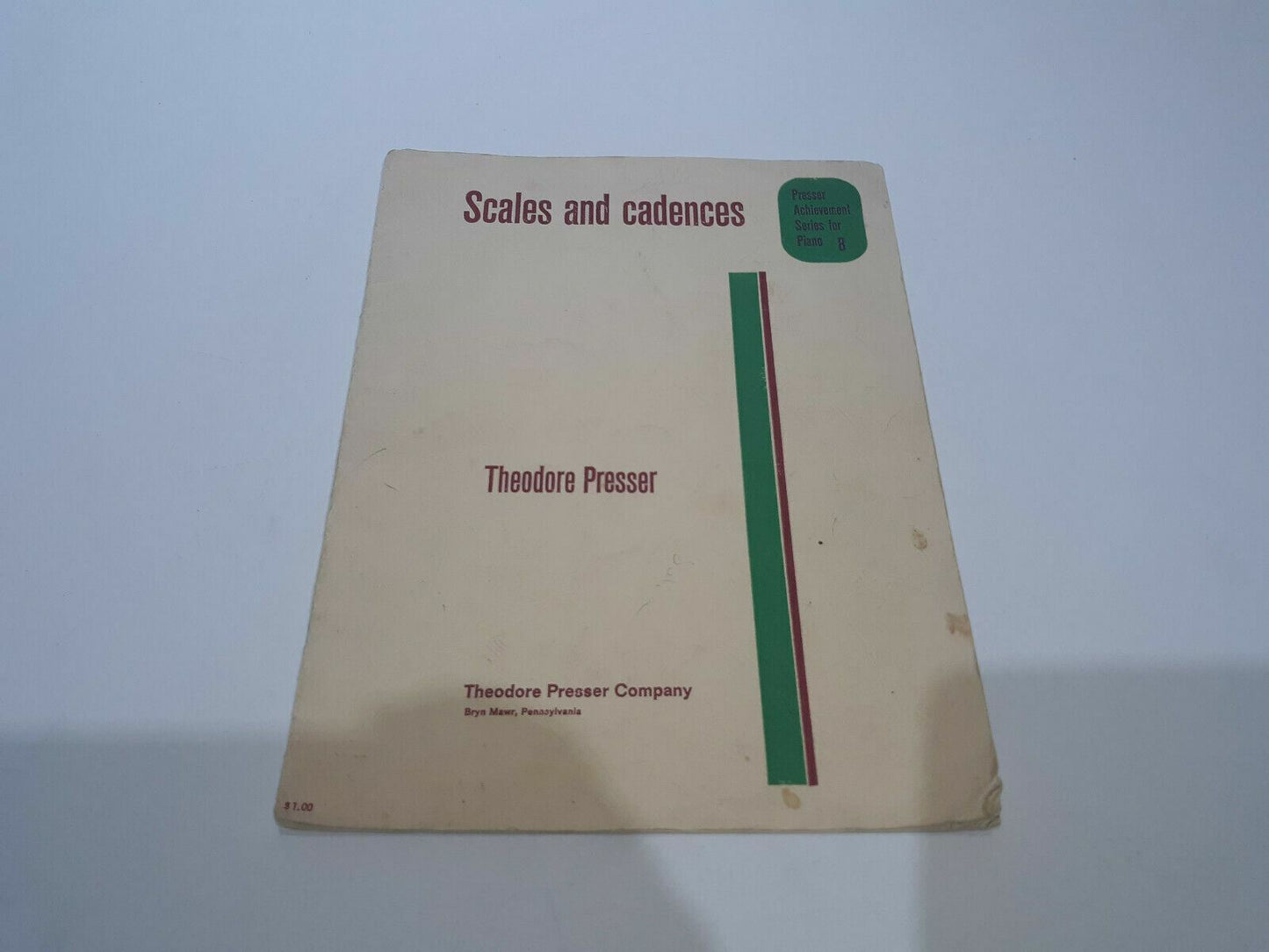 Scales and Cadences (Sheet music) by Theodore Presser 1965