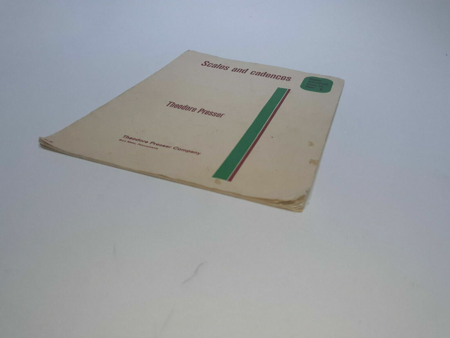 Scales and Cadences (Sheet music) by Theodore Presser 1965
