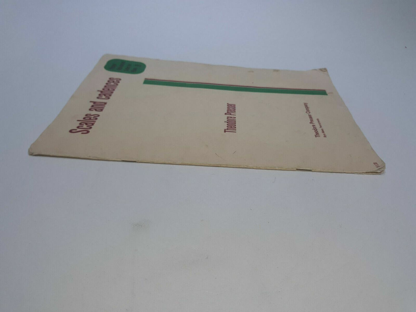Scales and Cadences (Sheet music) by Theodore Presser 1965
