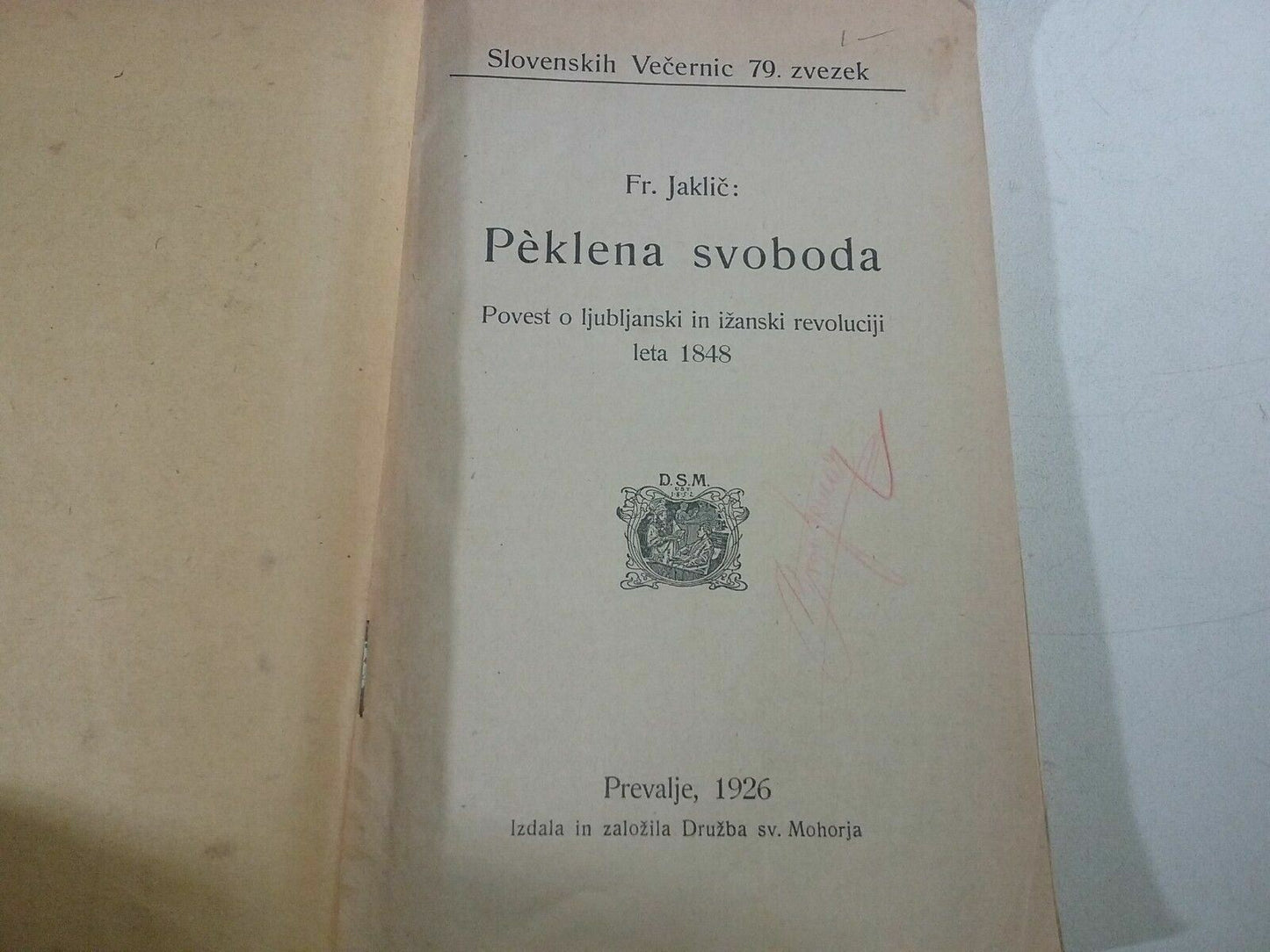 SLOVENSKE VEČERNICE 79.Fr.Jaklič.Peklenska svoboda