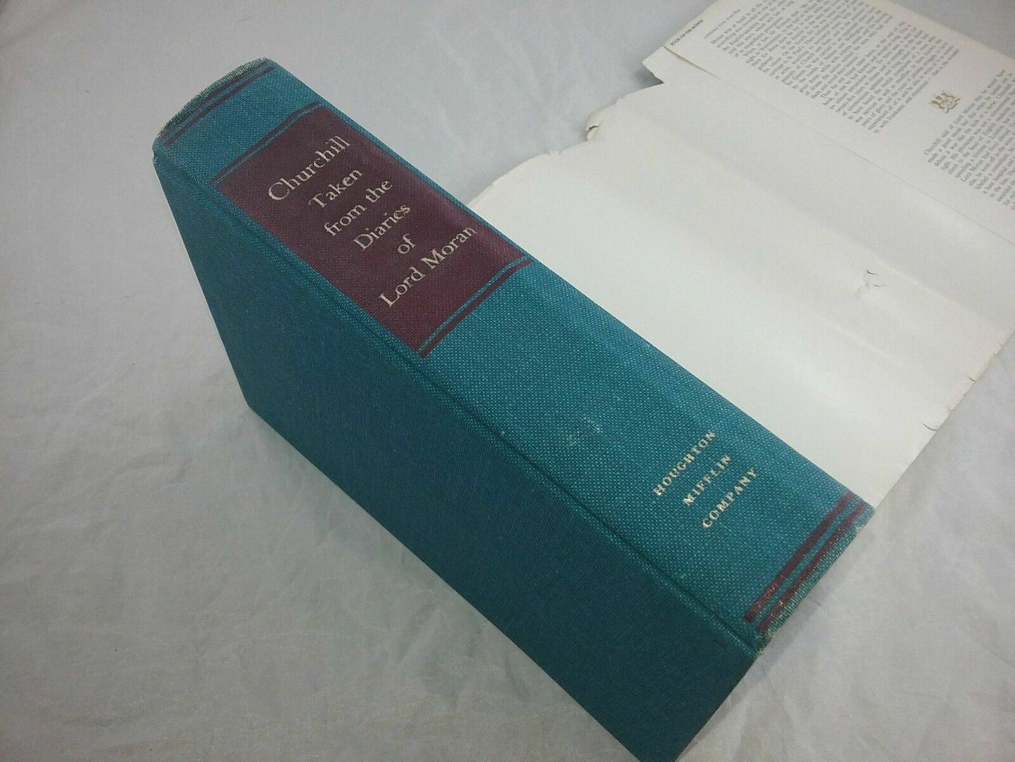 1966 Book Churchill Taken From The Diaries Of Lord Moran His Personal Physician