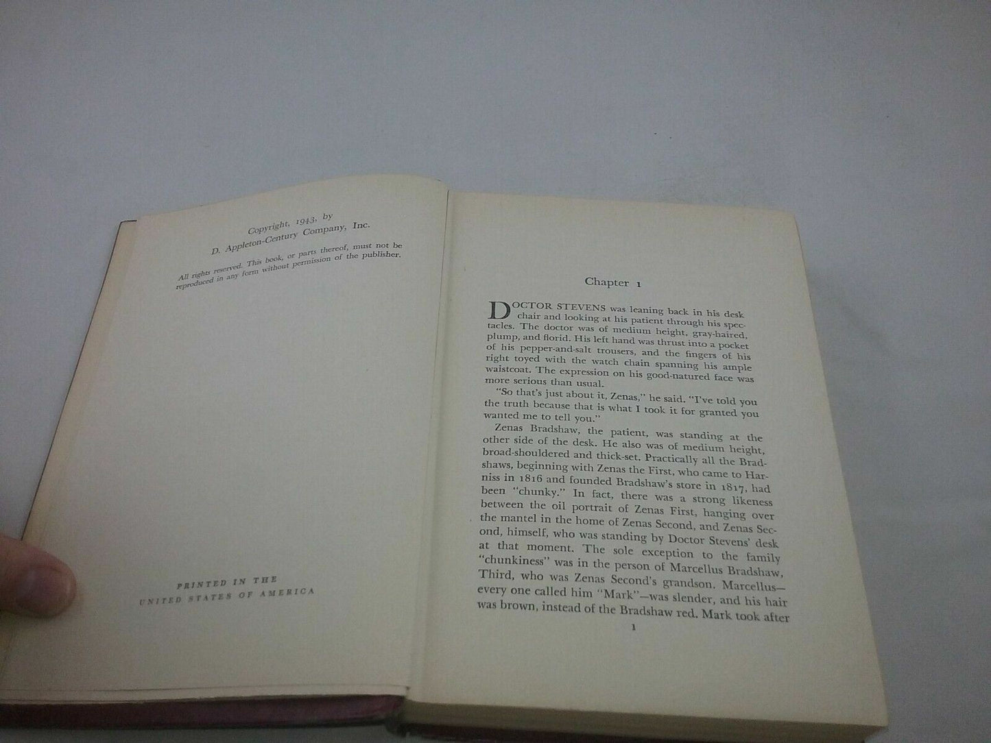 The Bradshaws of Harniss by Joseph C. Lincoln 1944 Hardcover