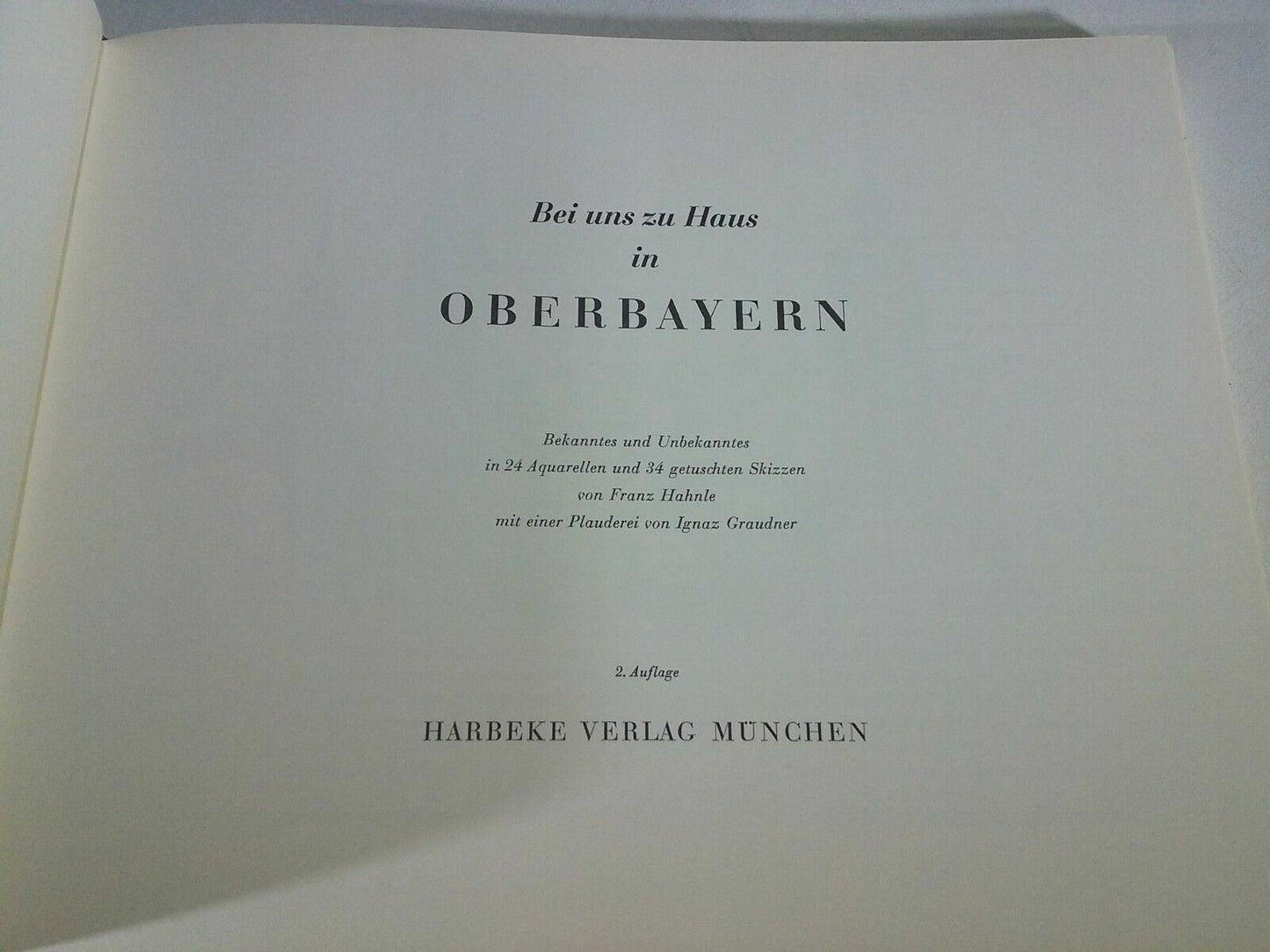 Bei uns zu Haus in Oberbayern 1962