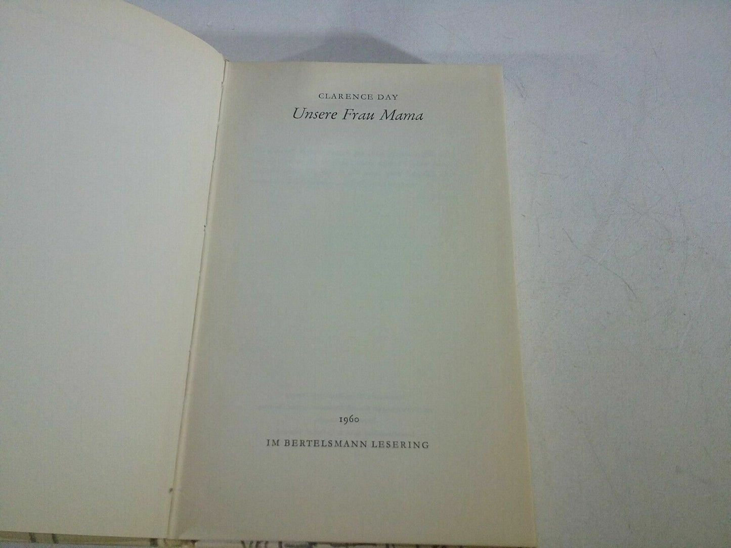 clarence day unsere frau mama 1960