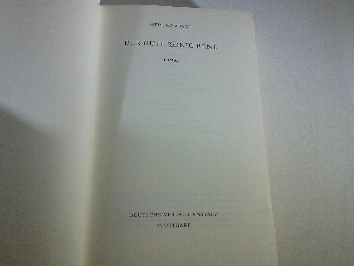 rombach der gute konig rene 1964