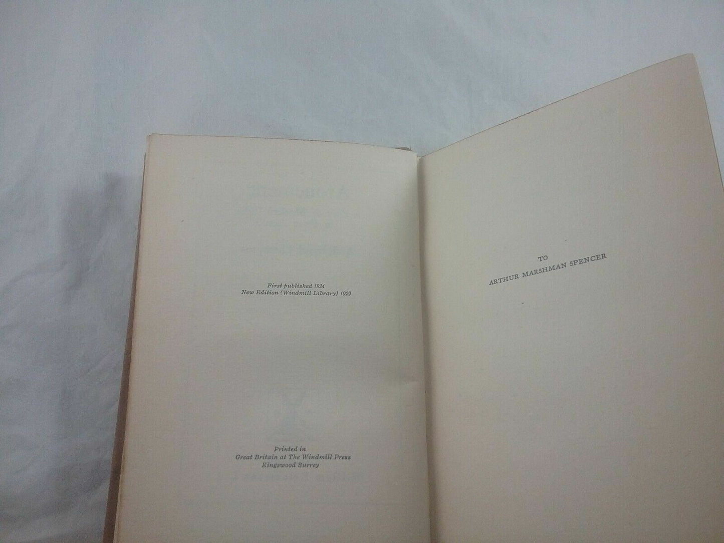 Atonement A Play Thompson 1929