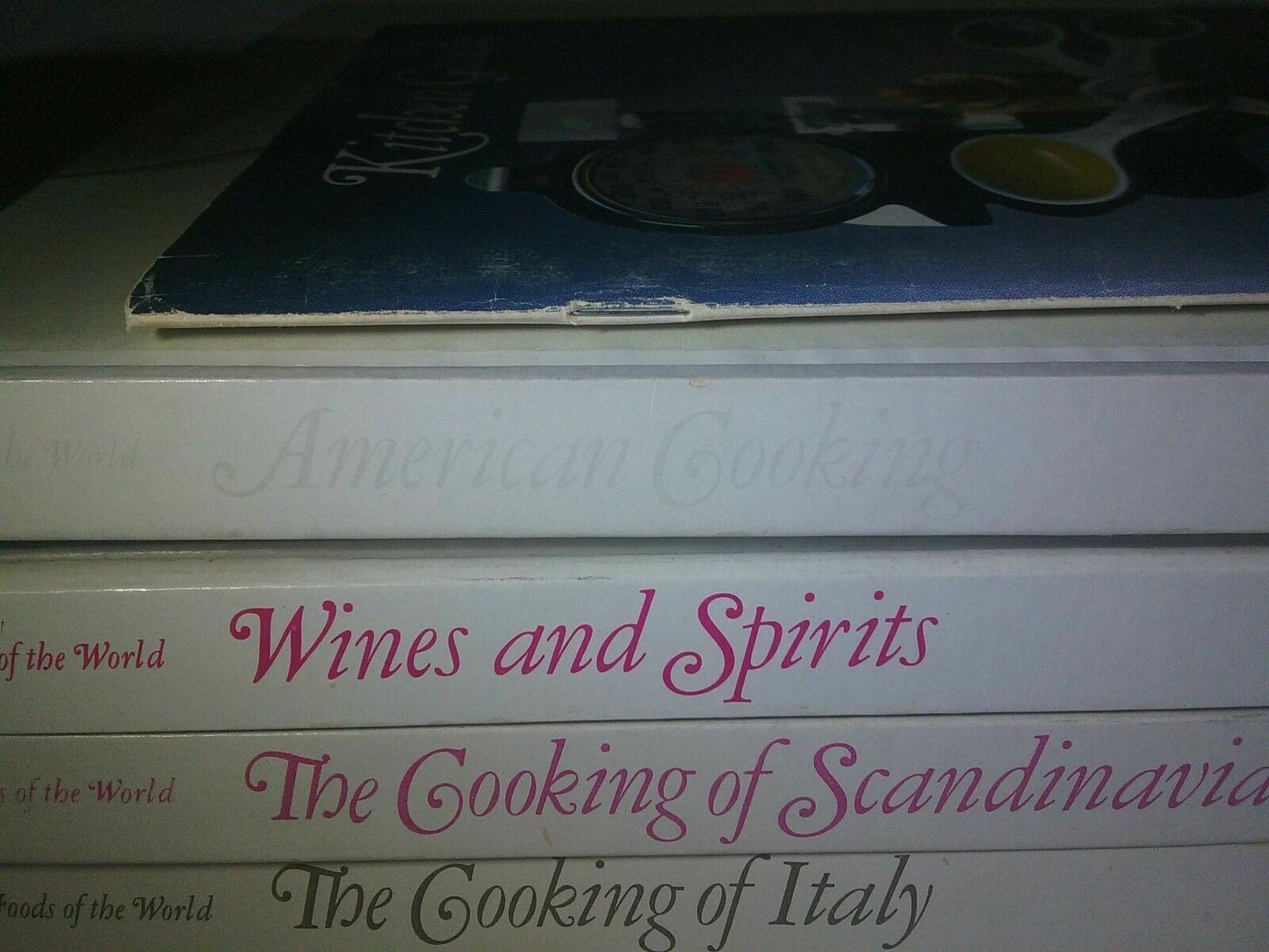 Time Life Books Foods Of The World Italy, Scandinavia, Wines & Spirits, & Americ