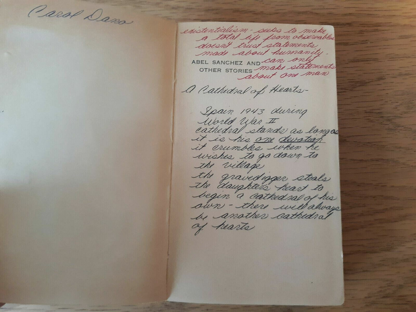 Abel Sanchez and Other Stories by Miguel De Unamuno 1967 Paperback