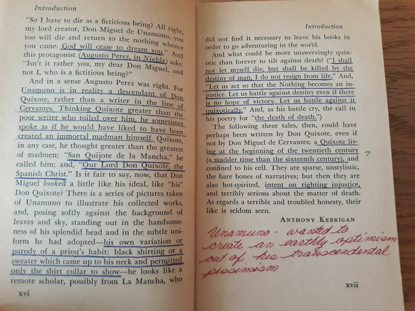 Abel Sanchez and Other Stories by Miguel De Unamuno 1967 Paperback
