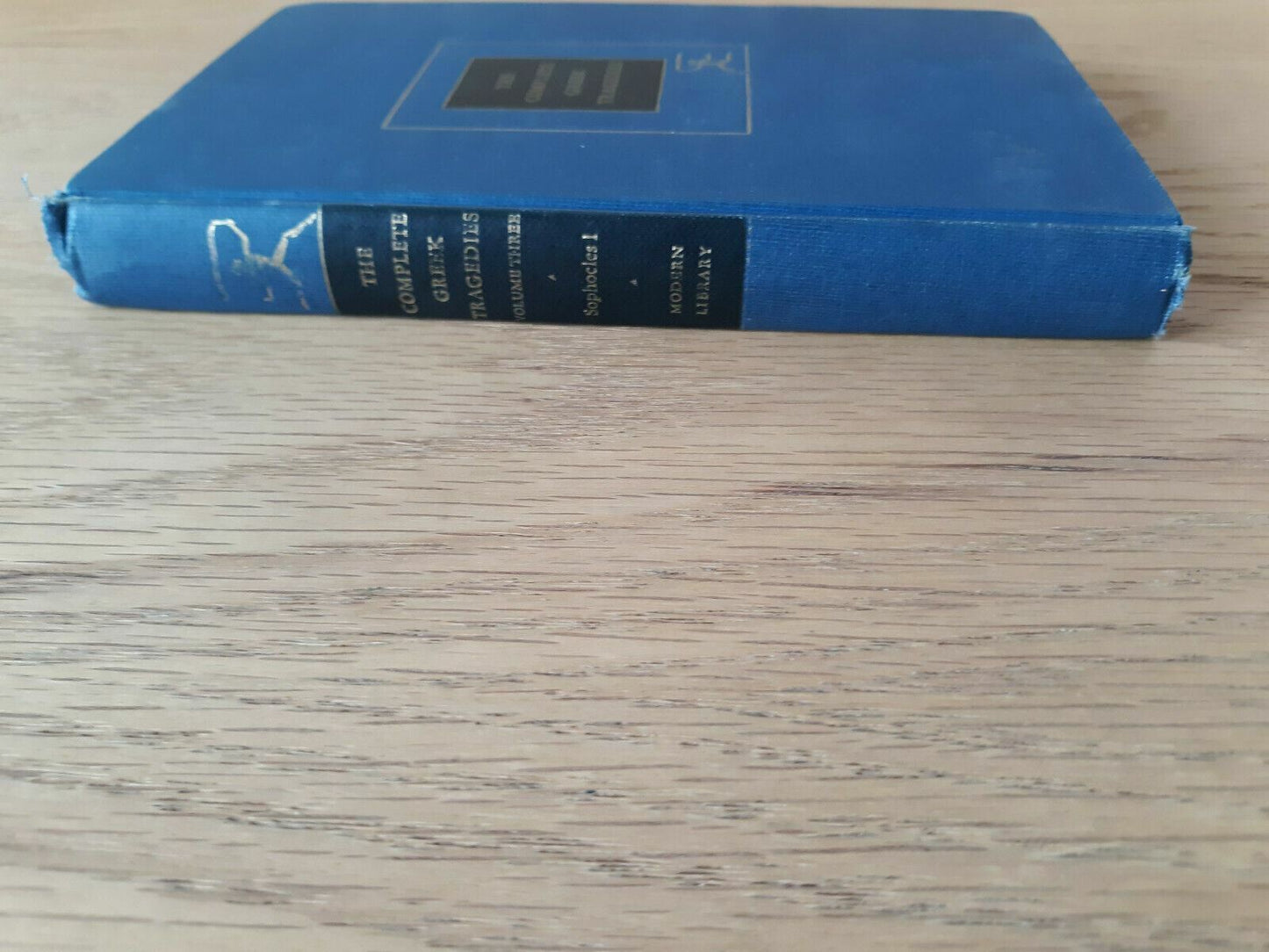 The Complete Greek Tragedies Vol 3 Sophocles I Modern Library 1954