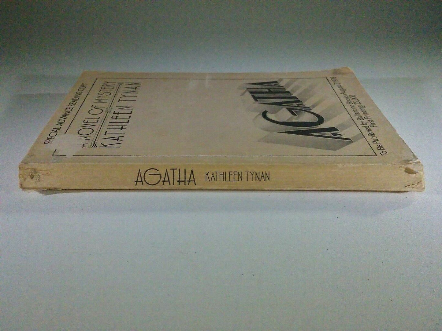 AGATHA - FIRST EDITION 1978 BY KATHLEEN TYNAN Special Advance Reading Copy