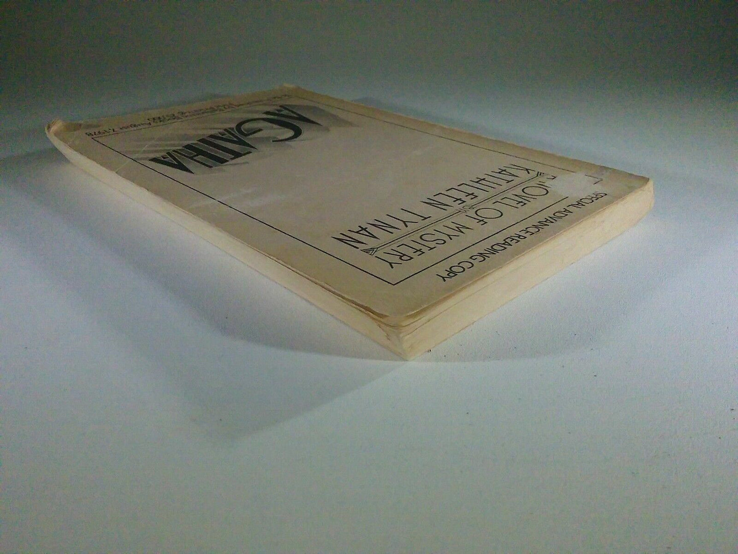 AGATHA - FIRST EDITION 1978 BY KATHLEEN TYNAN Special Advance Reading Copy
