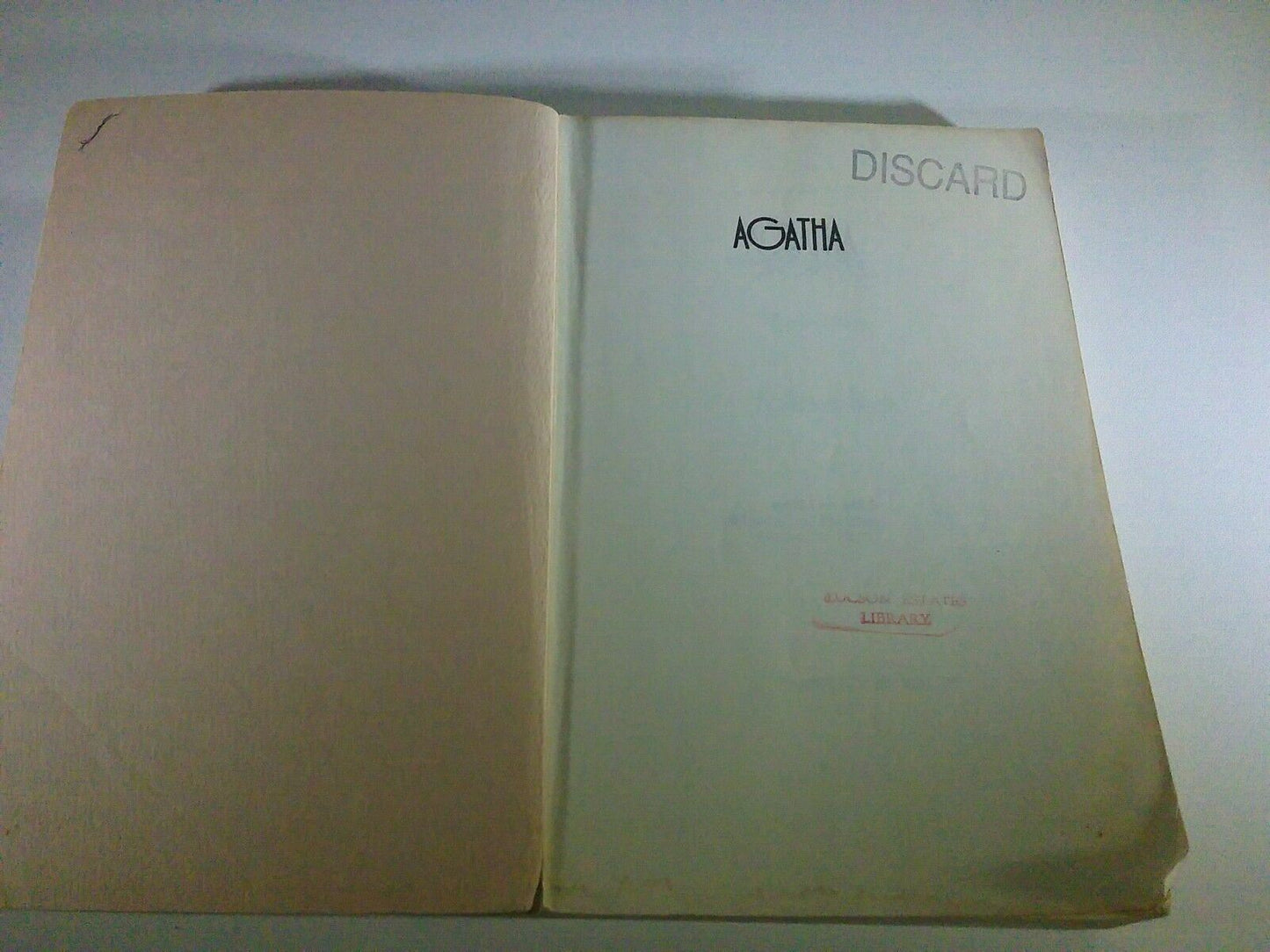 AGATHA - FIRST EDITION 1978 BY KATHLEEN TYNAN Special Advance Reading Copy