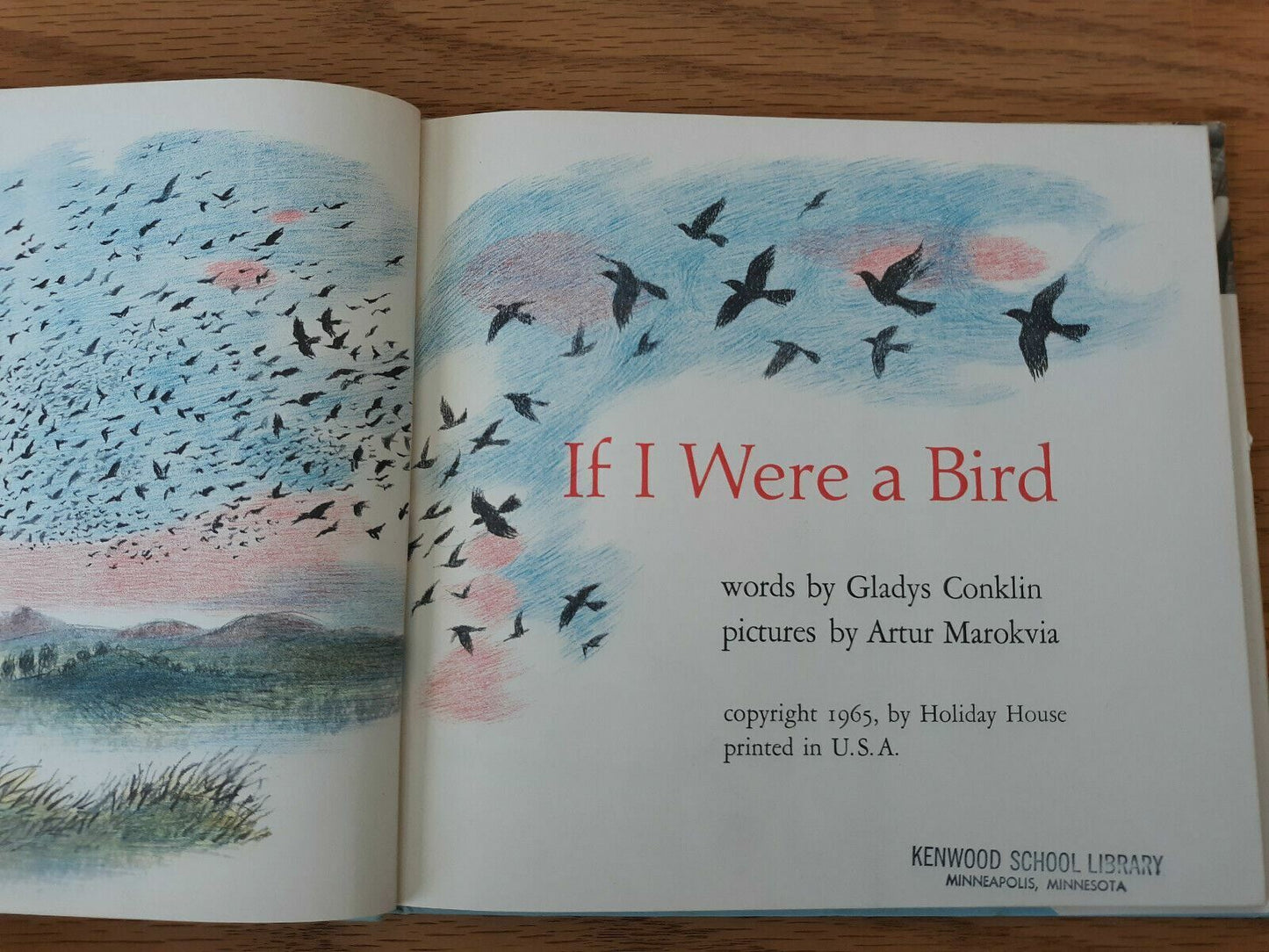 If I Were a Bird by Gladys Conklin 1965