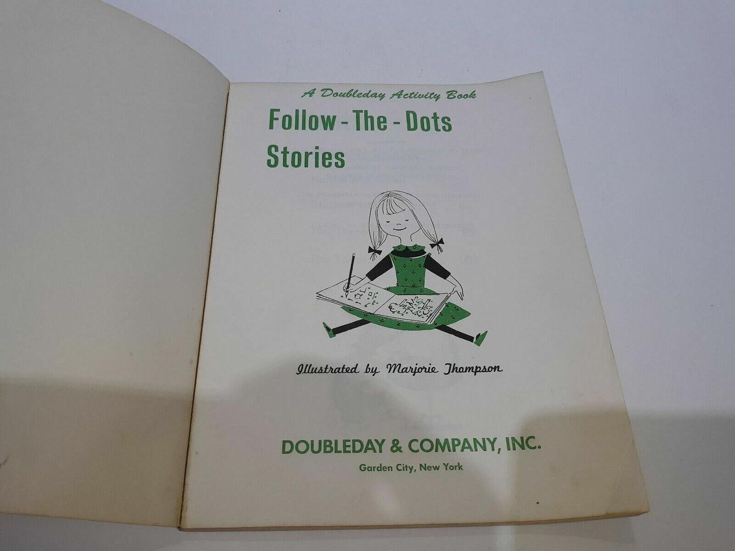Follow the Dots Stories up to 8 DoubleDay Activity Book 1963