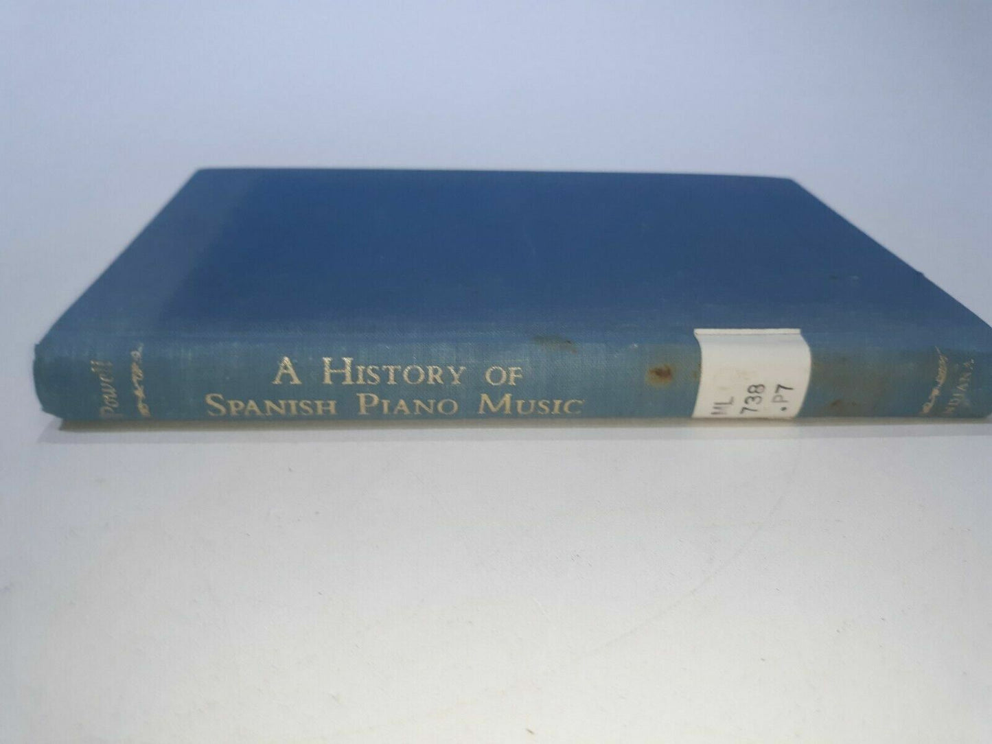 A History of Spanish Piano Music by Linton E. Powell 1980 Hardcover