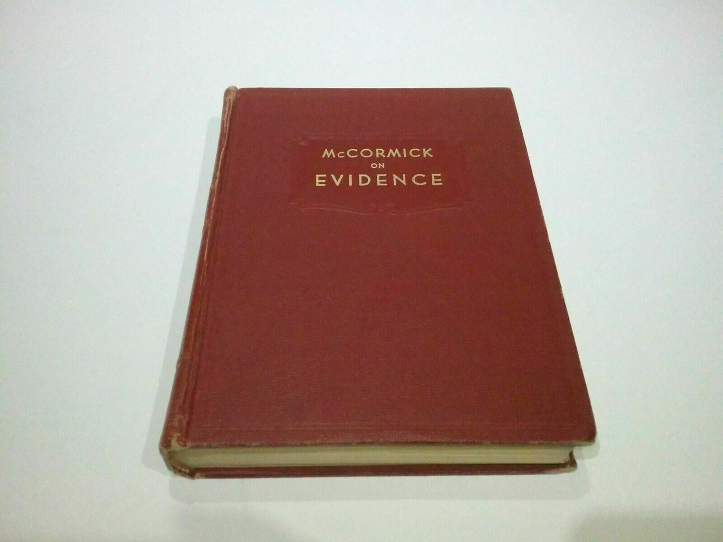 McCormick on Evidence by Charles T. McCormick, 1954, Hardcover, West Publishing