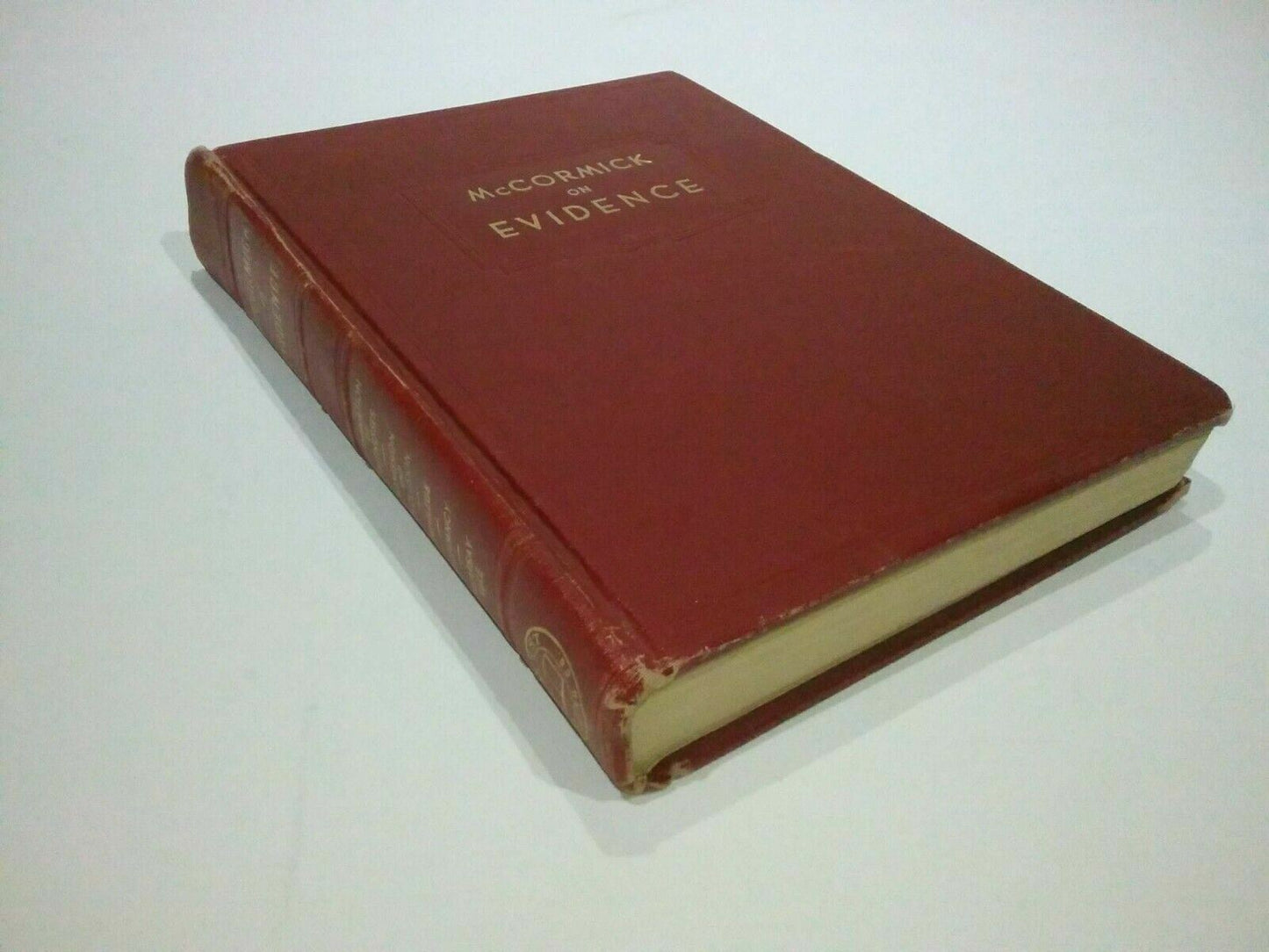 McCormick on Evidence by Charles T. McCormick, 1954, Hardcover, West Publishing