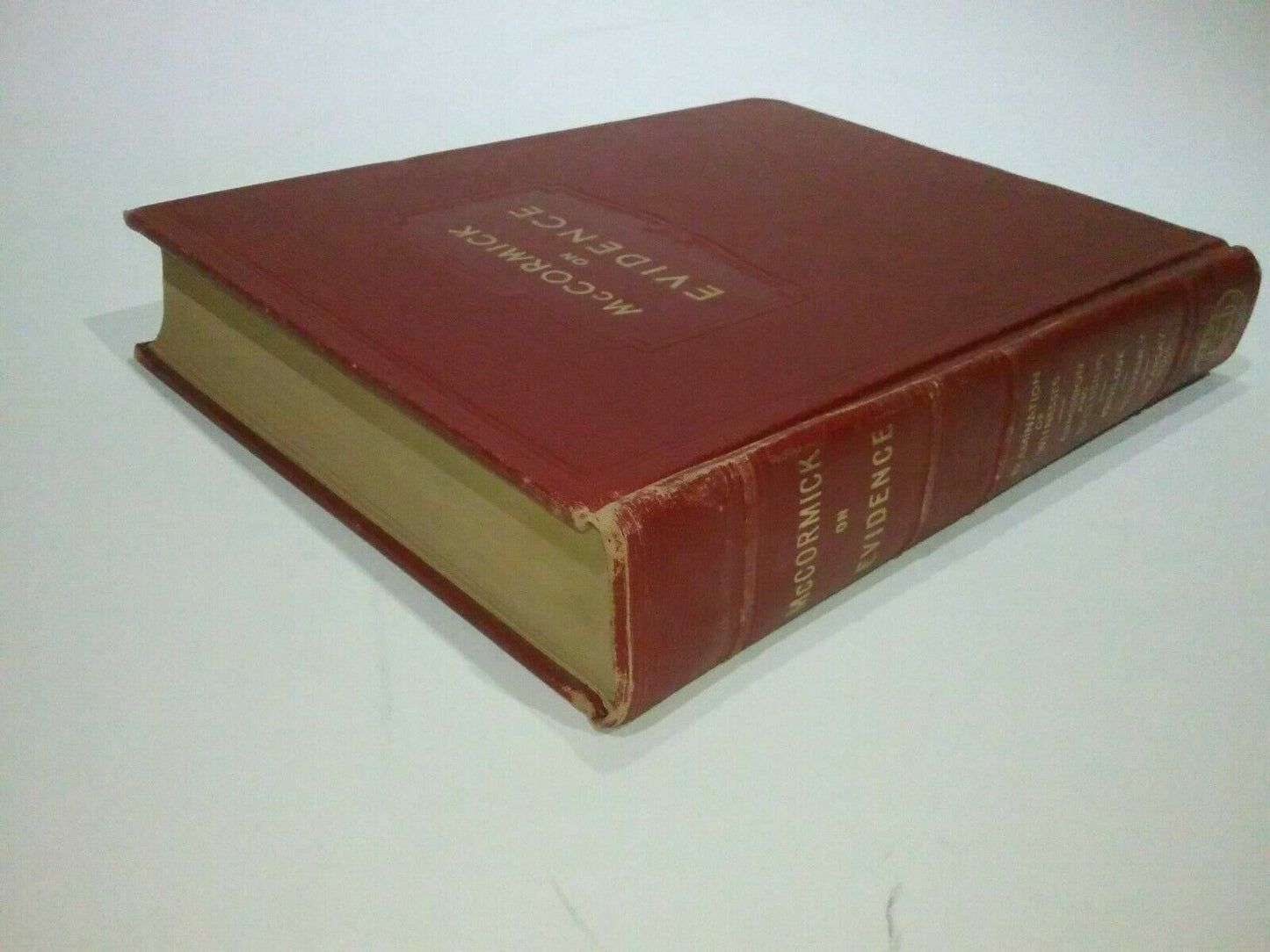 McCormick on Evidence by Charles T. McCormick, 1954, Hardcover, West Publishing