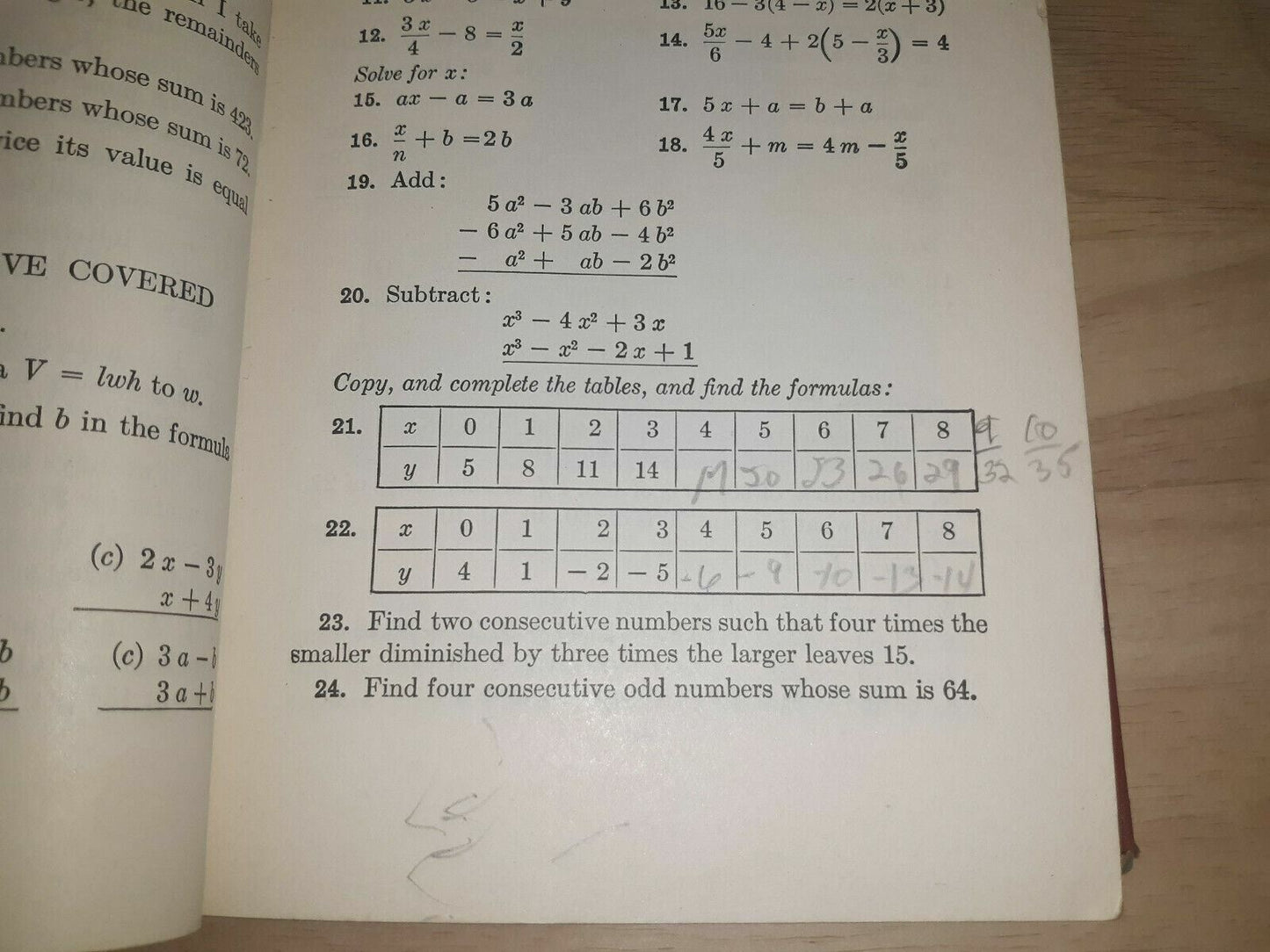 A First Course In Algebra Mallory New Edition 1943
