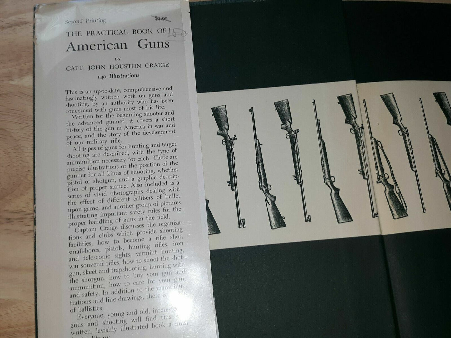 1950 Practical Book Of American Guns Captain John Houston Craige