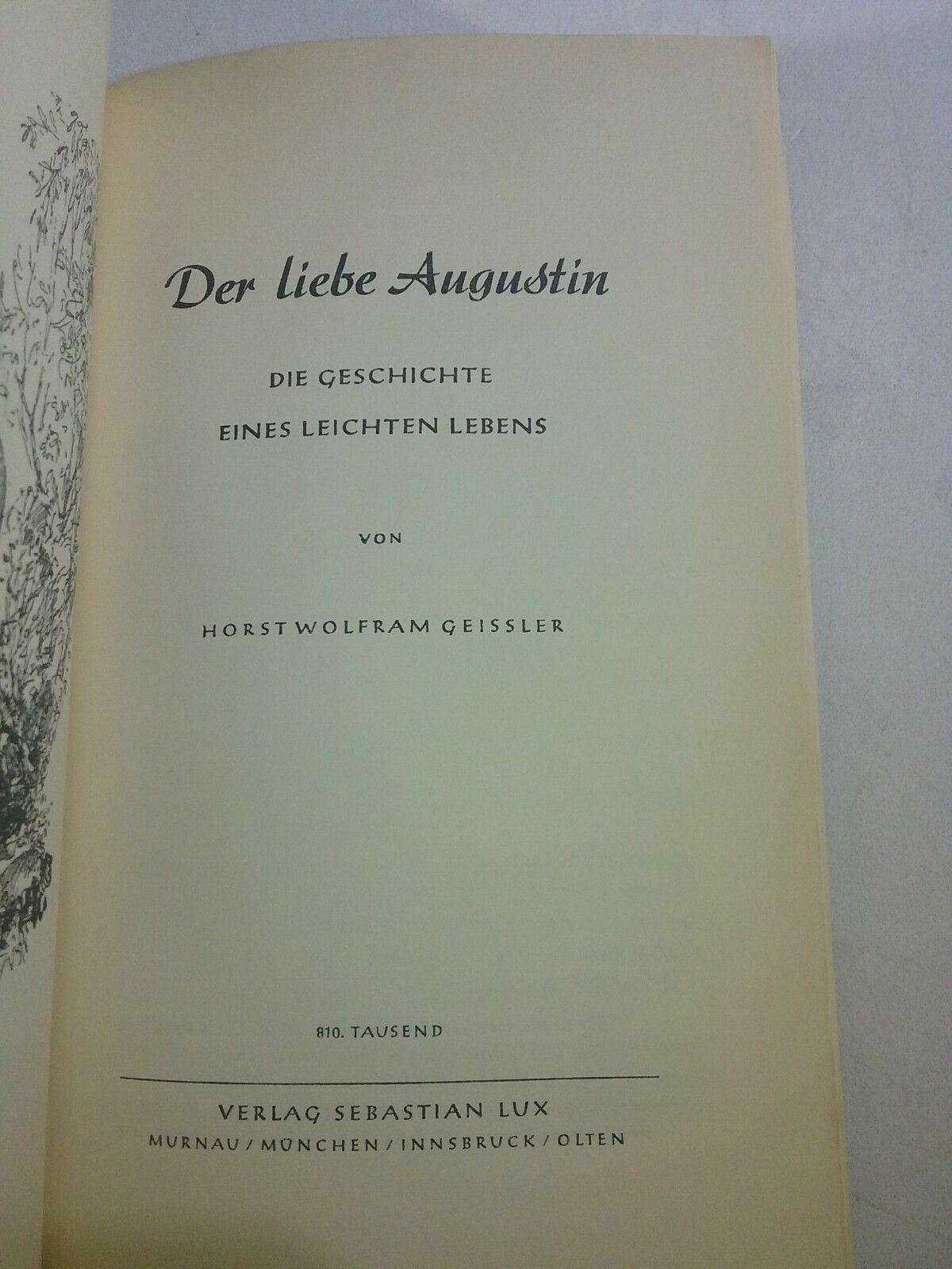 der liebe augustin geissler 1954