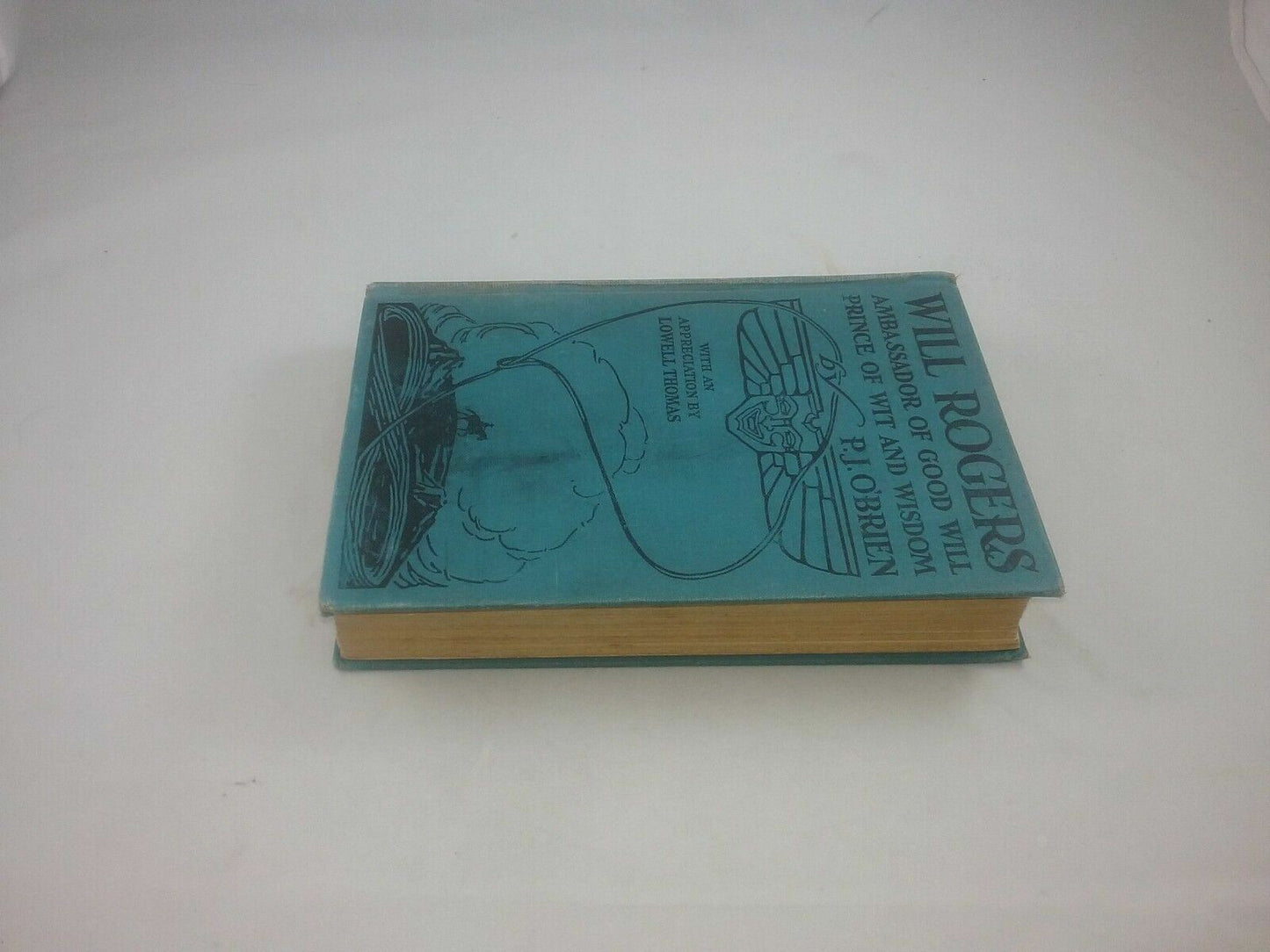 1935 Book Will Rogers Ambassador of Good by PJ O'Brien