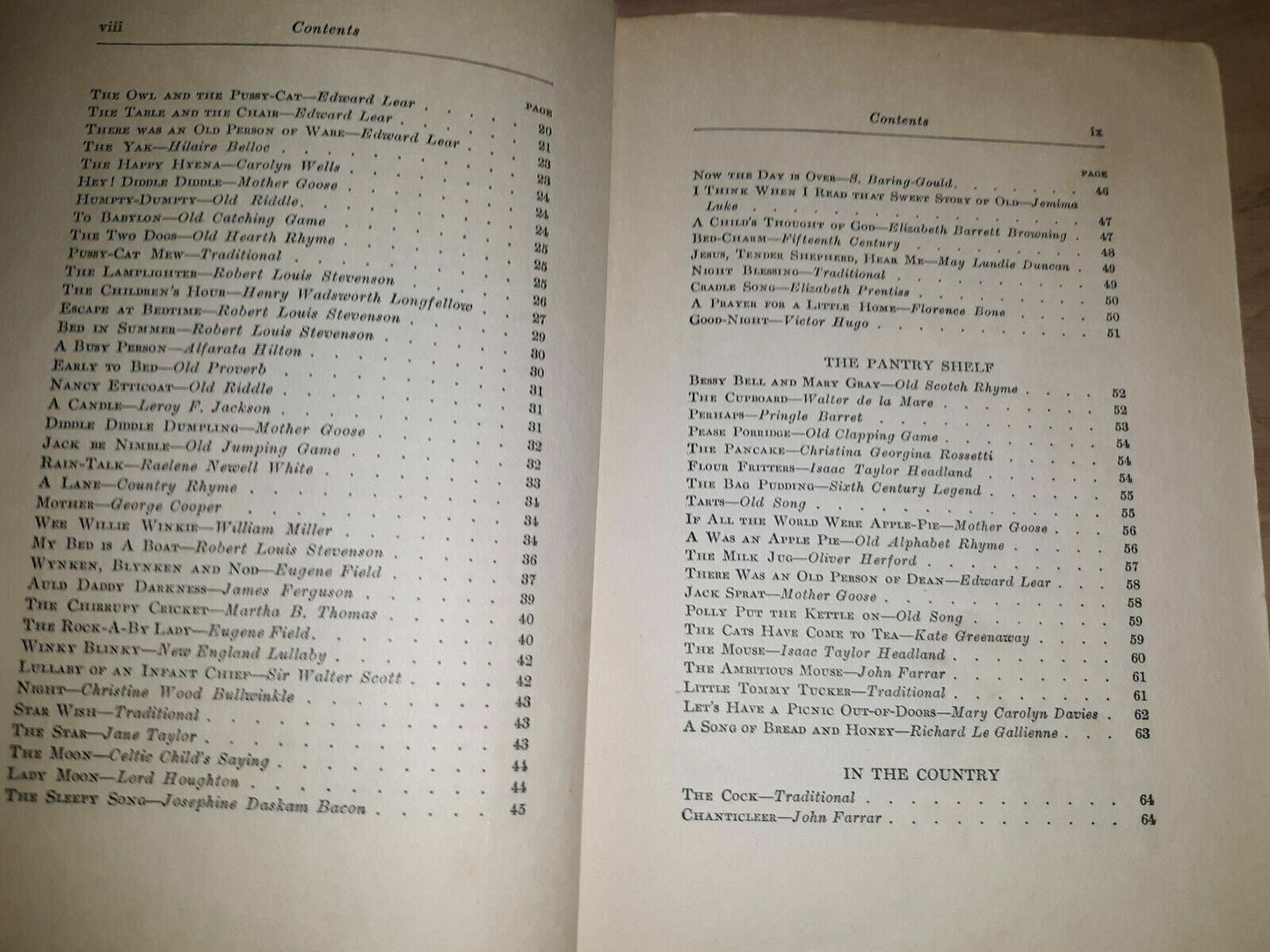 1945 Poems For The Children's Hour Josephine Bouton