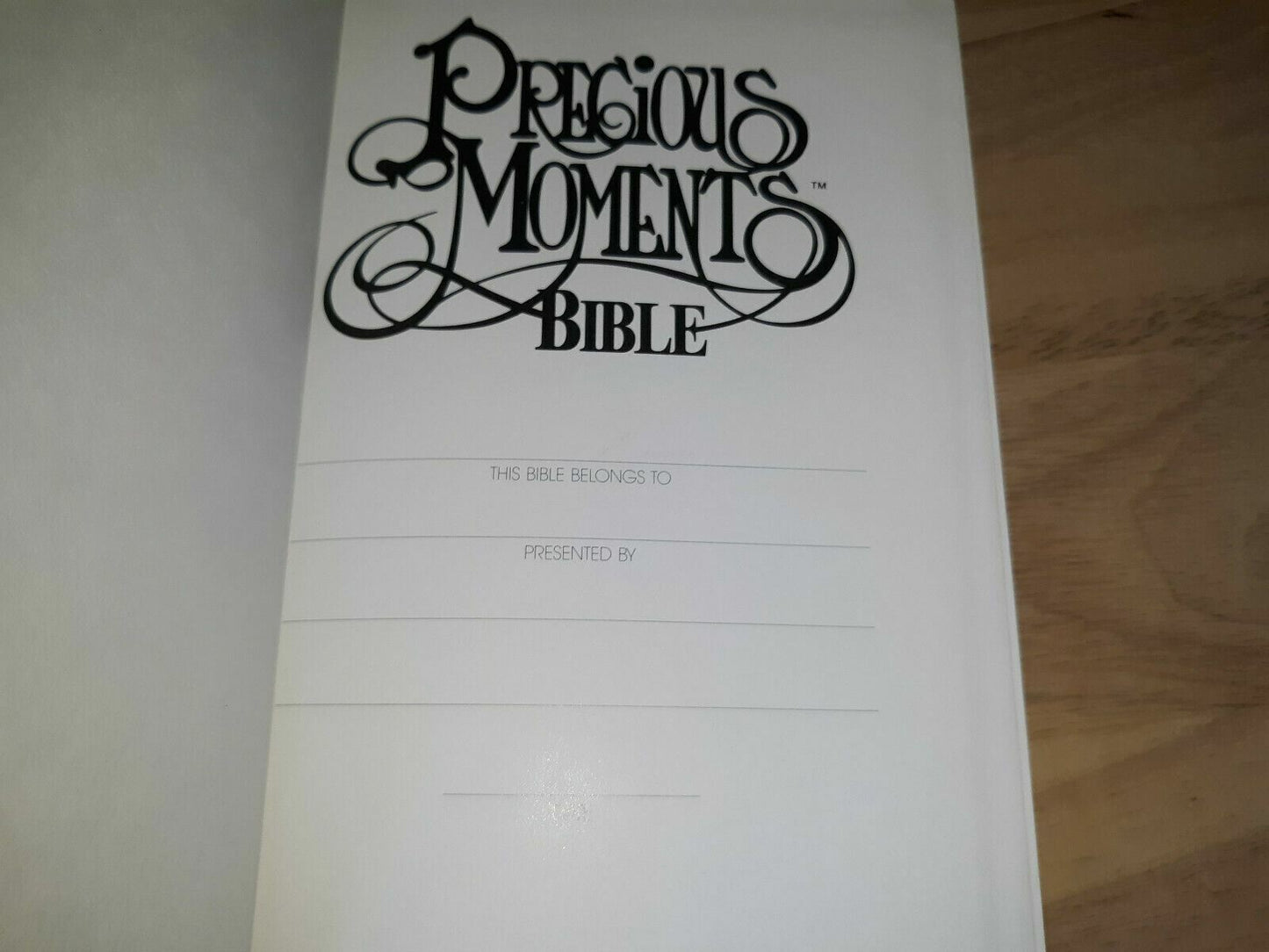 Precious Moments Catholic Edition Holy Bible, 1271B Blue Mist, Original Box