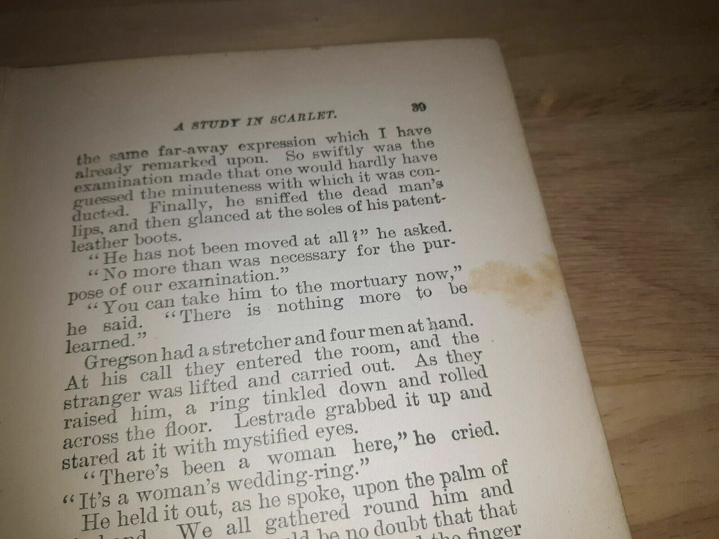 A Study In Scarlet Doyle Thompson & Thomas Chicago 176 Pages