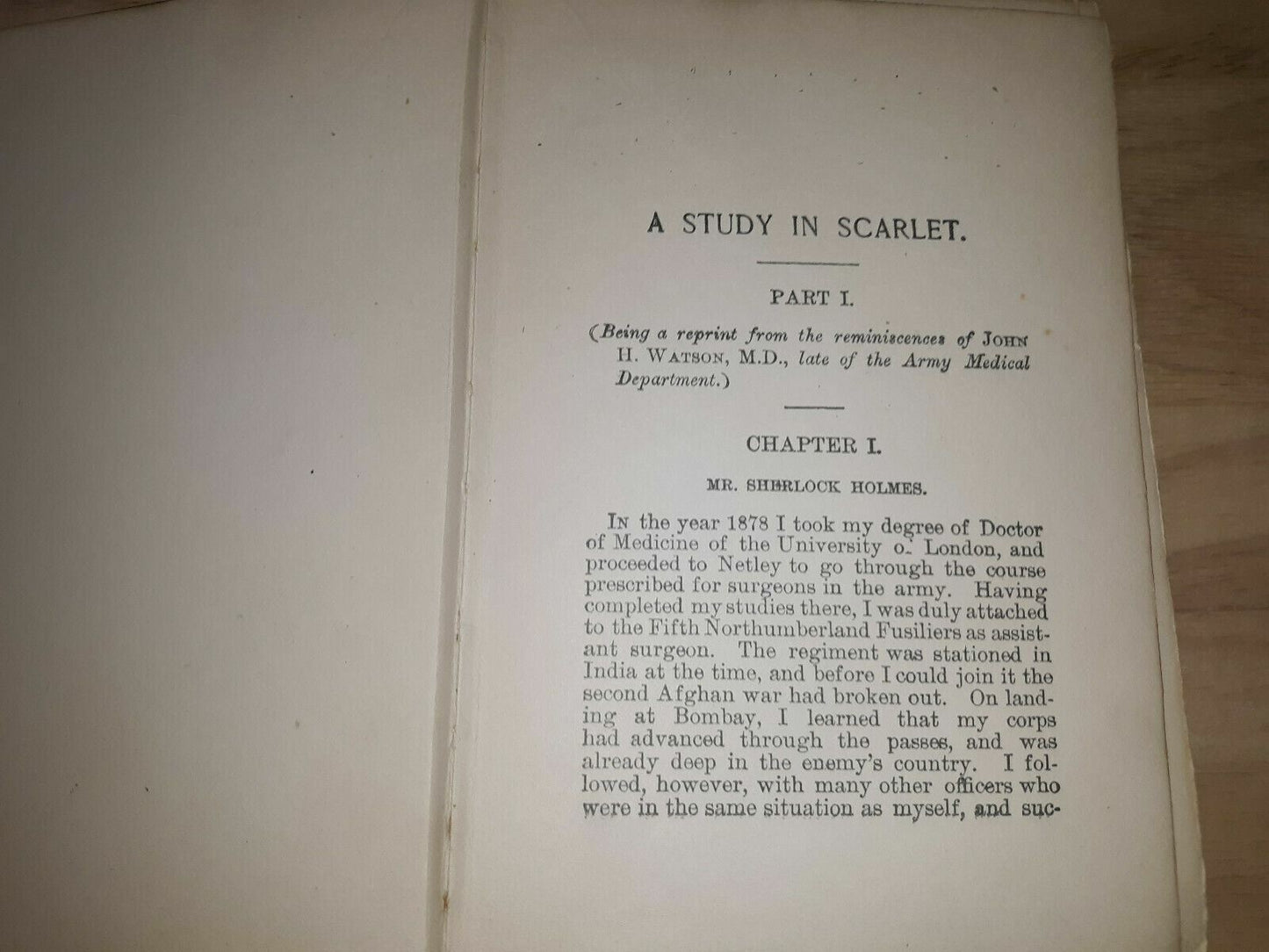 A Study In Scarlet Doyle Thompson & Thomas Chicago 176 Pages
