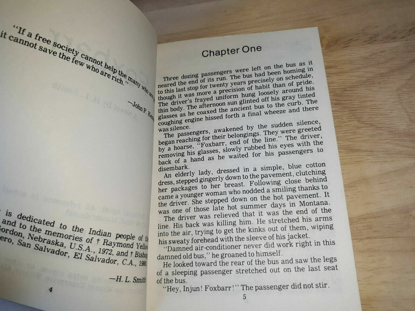 Foxbarr A Novel By H. L. Smith 1980 Wilmot Enterprise Limited Edition