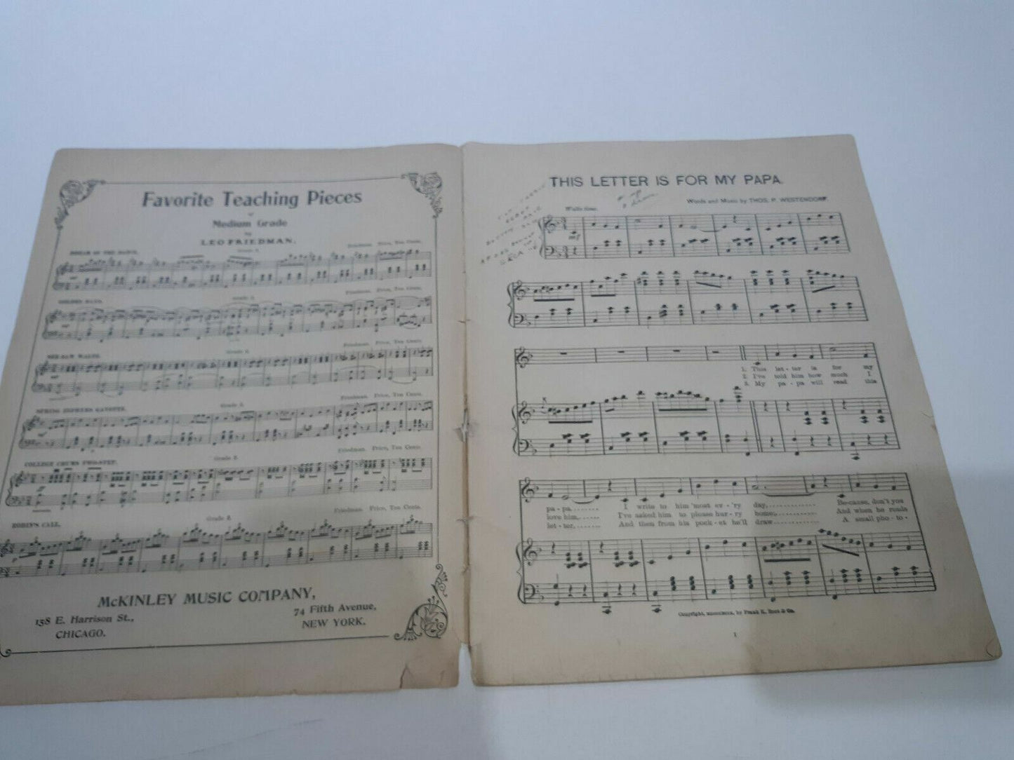 Children's Song Album 1906 Royal Music Library Mckinley Music