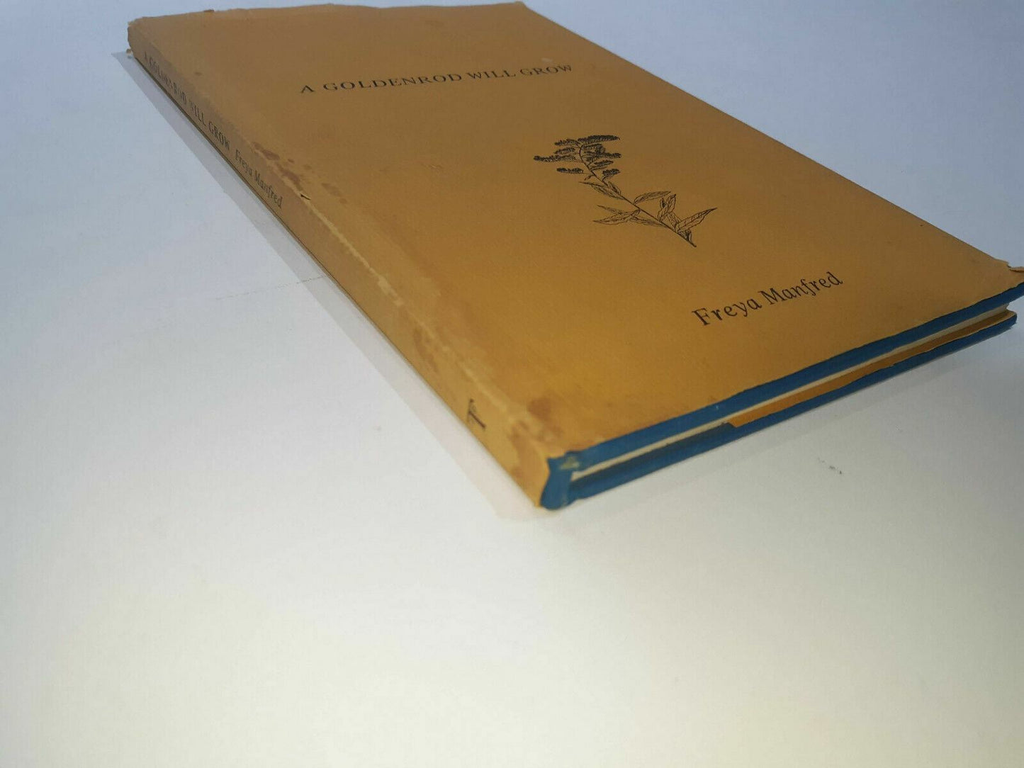 A Goldenrod Will Grow by Freya Manfred 1971 HC DJ Signed