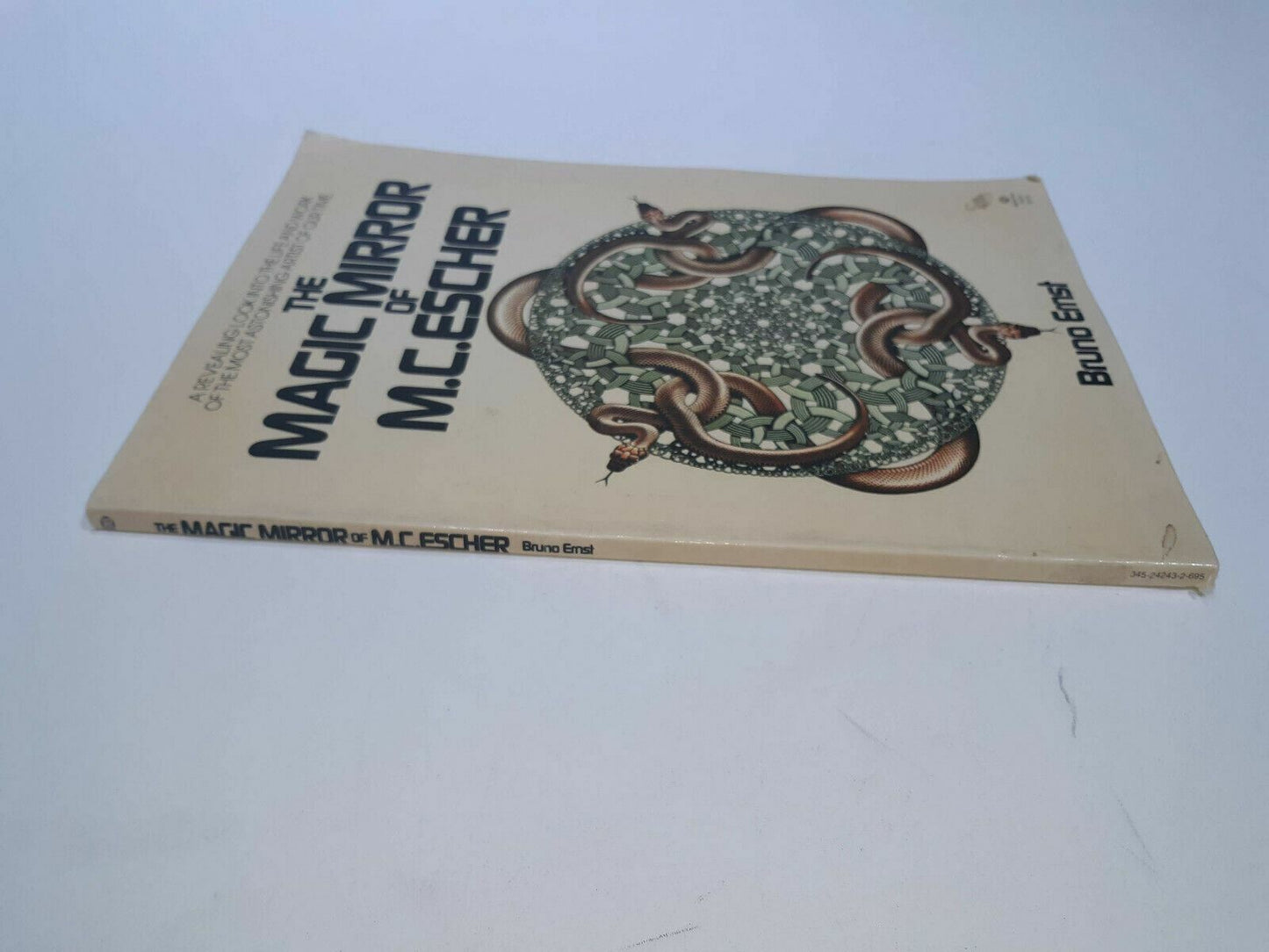 1976 The Magic Mirror of M.C. ESCHER by B Ernst 1st Edition Ballantine Paperback