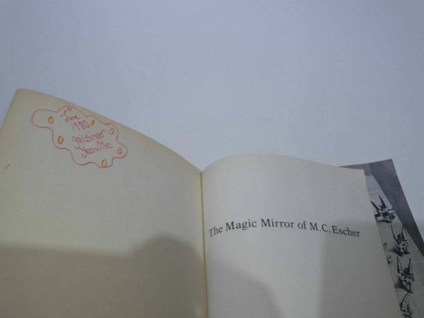 1976 The Magic Mirror of M.C. ESCHER by B Ernst 1st Edition Ballantine Paperback